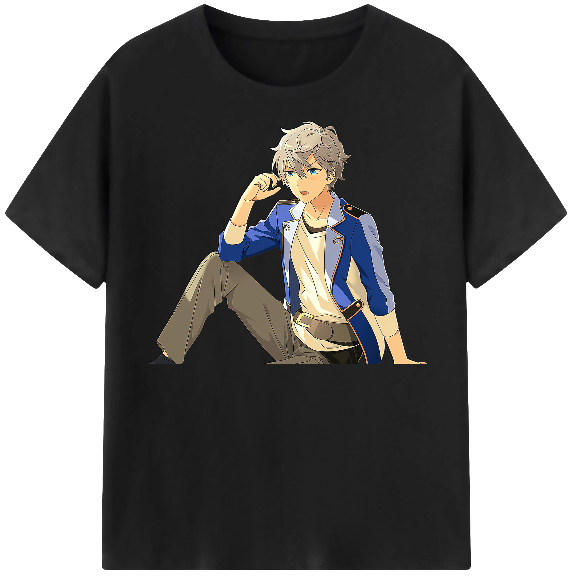 （画像用） あんさんぶるスターズ! Ensemble Stars レディースカジュアルプリントTシャツ（綿100％）