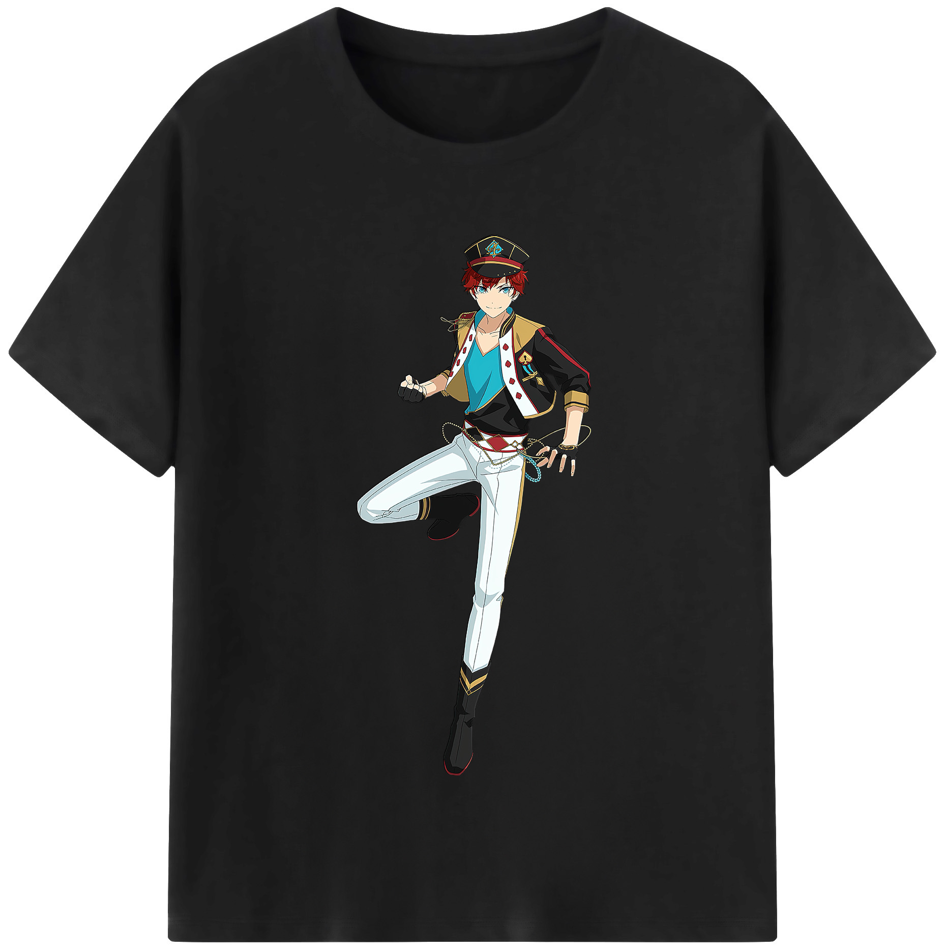 （画像用） あんさんぶるスターズ! Ensemble Stars レディースカジュアルプリントTシャツ（綿100％）