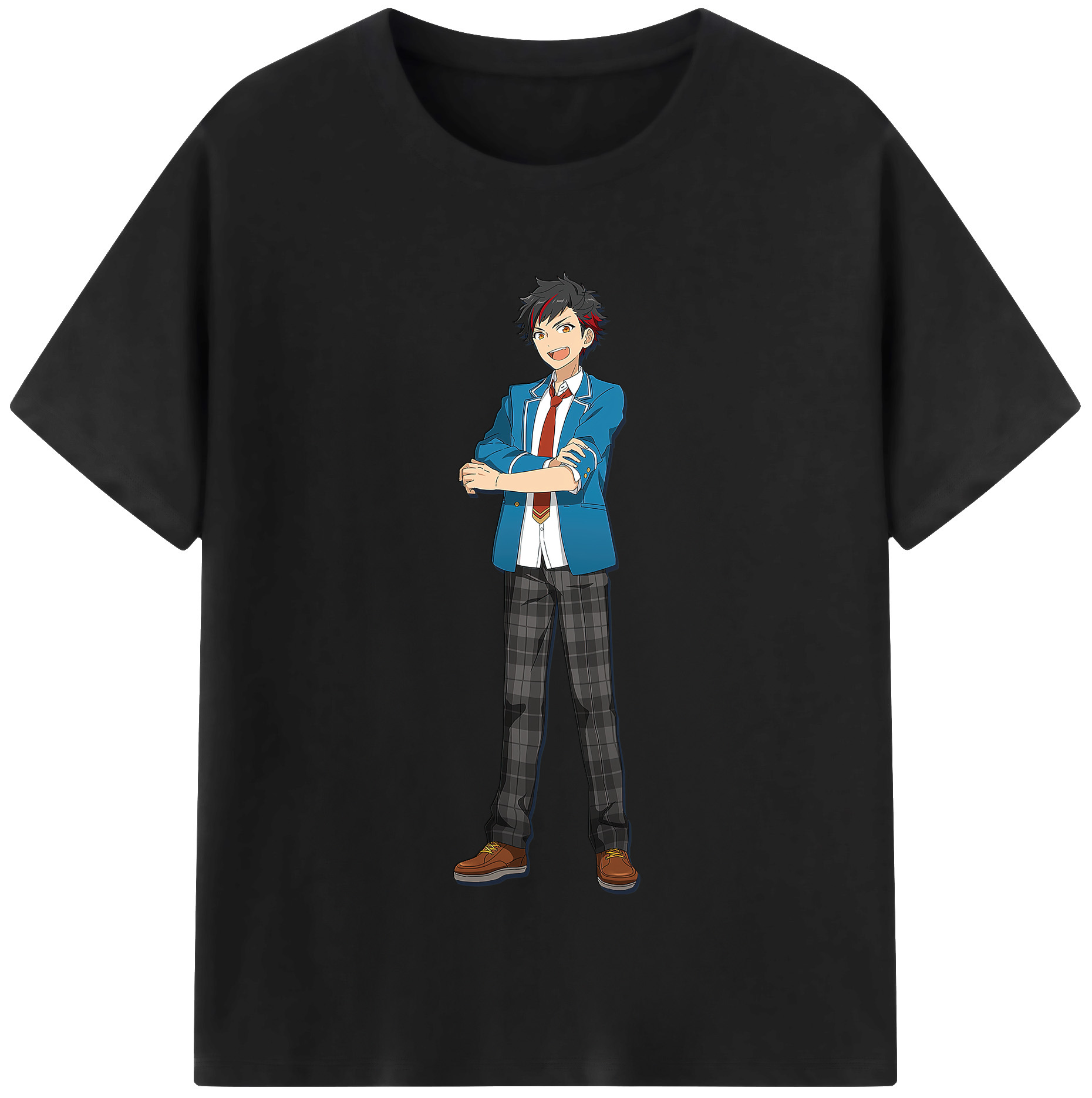 （画像用） あんさんぶるスターズ! Ensemble Stars レディースカジュアルプリントTシャツ（綿100％）
