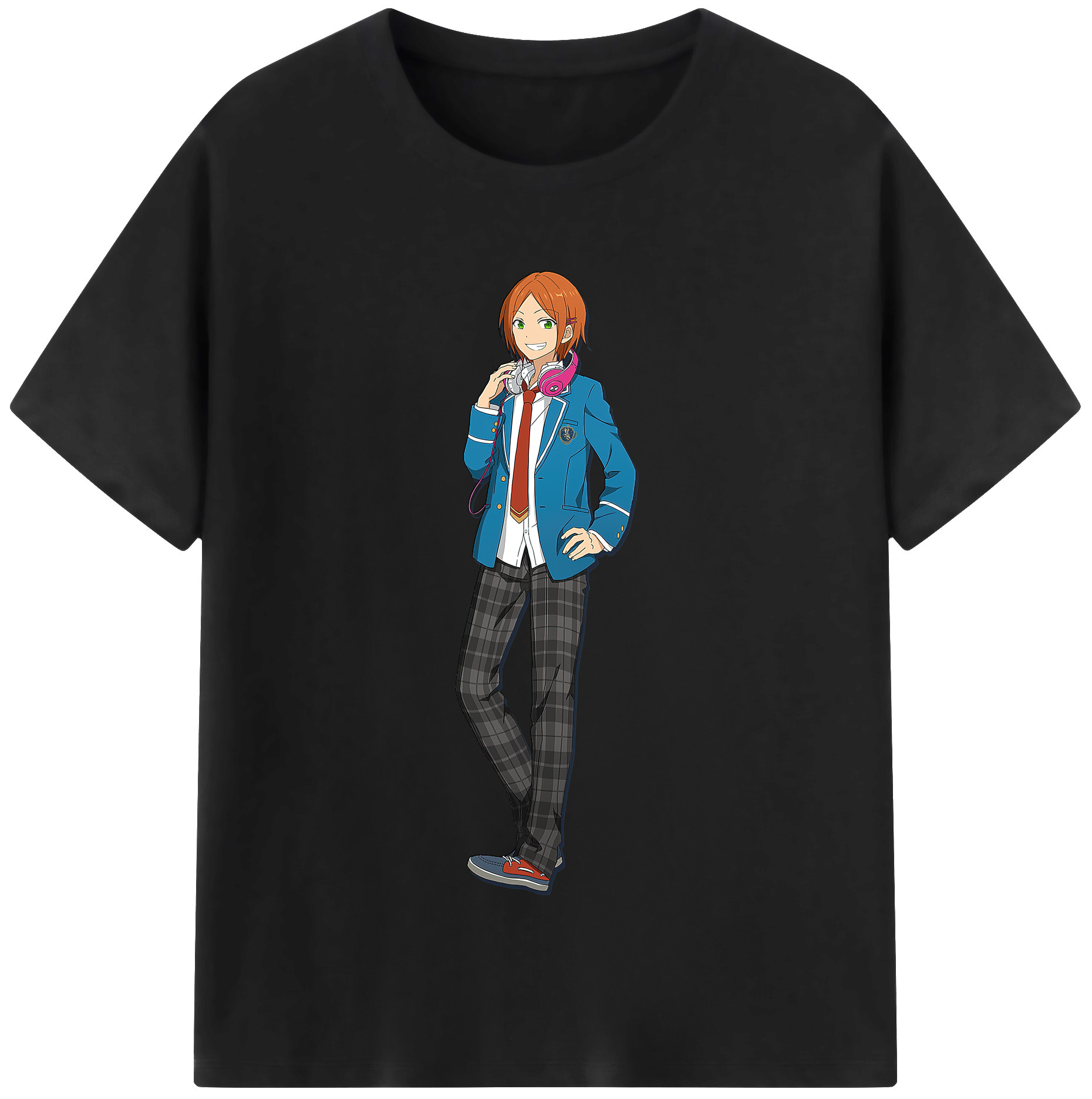 （画像用） あんさんぶるスターズ! Ensemble Stars レディースカジュアルプリントTシャツ（綿100％）