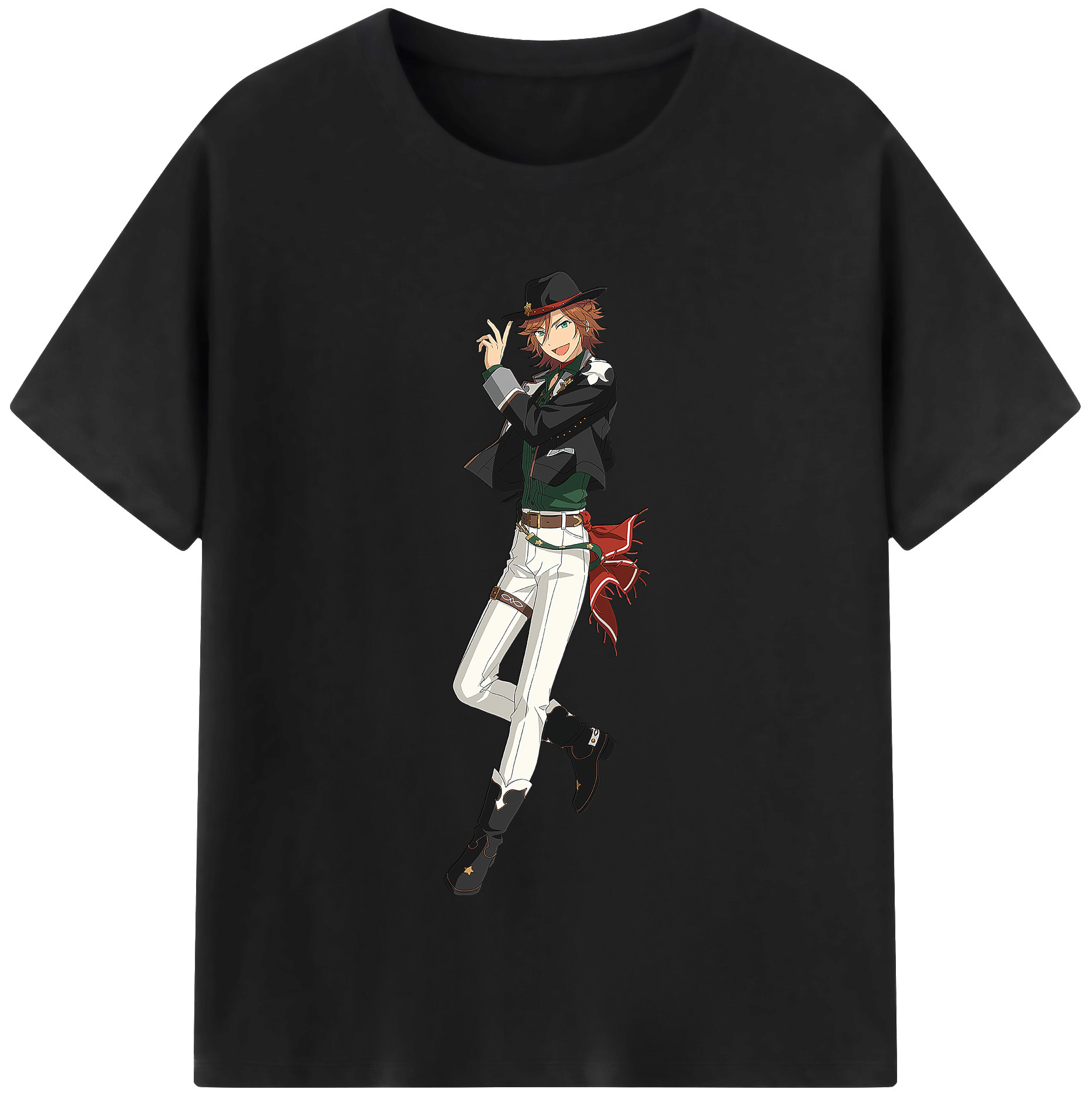 （画像用） あんさんぶるスターズ! Ensemble Stars レディースカジュアルプリントTシャツ（綿100％）
