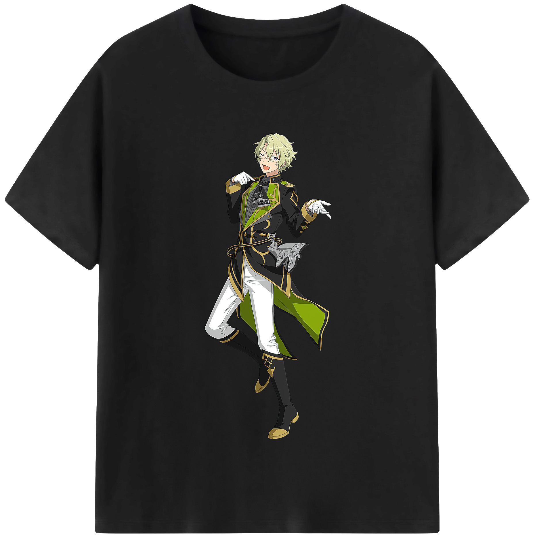（画像用） あんさんぶるスターズ! Ensemble Stars レディースカジュアルプリントTシャツ（綿100％）