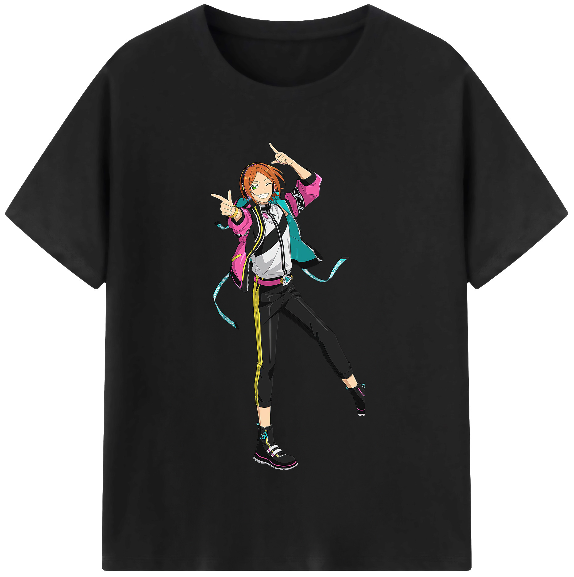 （画像用） あんさんぶるスターズ! Ensemble Stars レディースカジュアルプリントTシャツ（綿100％）