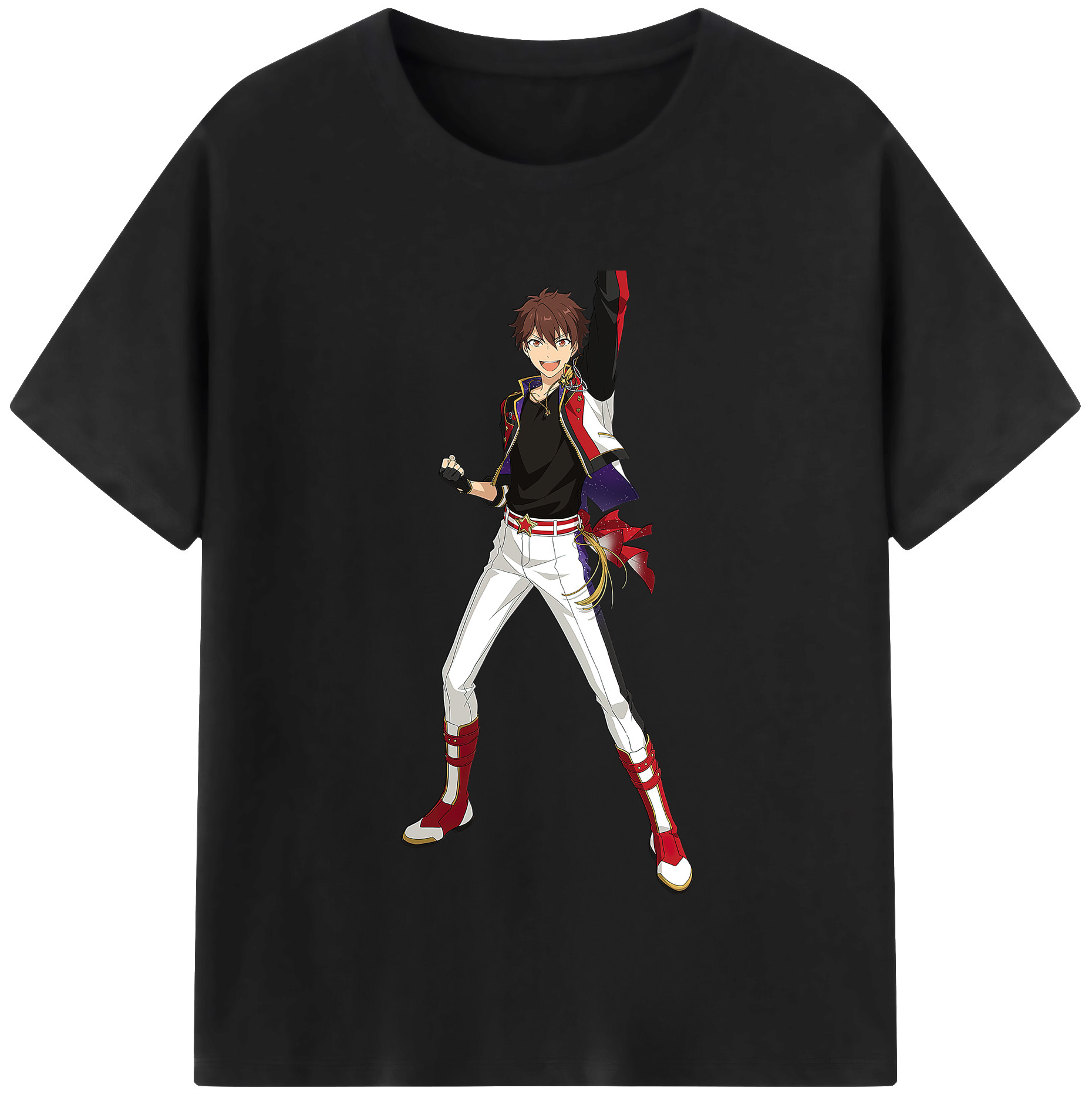 （画像用） あんさんぶるスターズ! Ensemble Stars レディースカジュアルプリントTシャツ（綿100％）