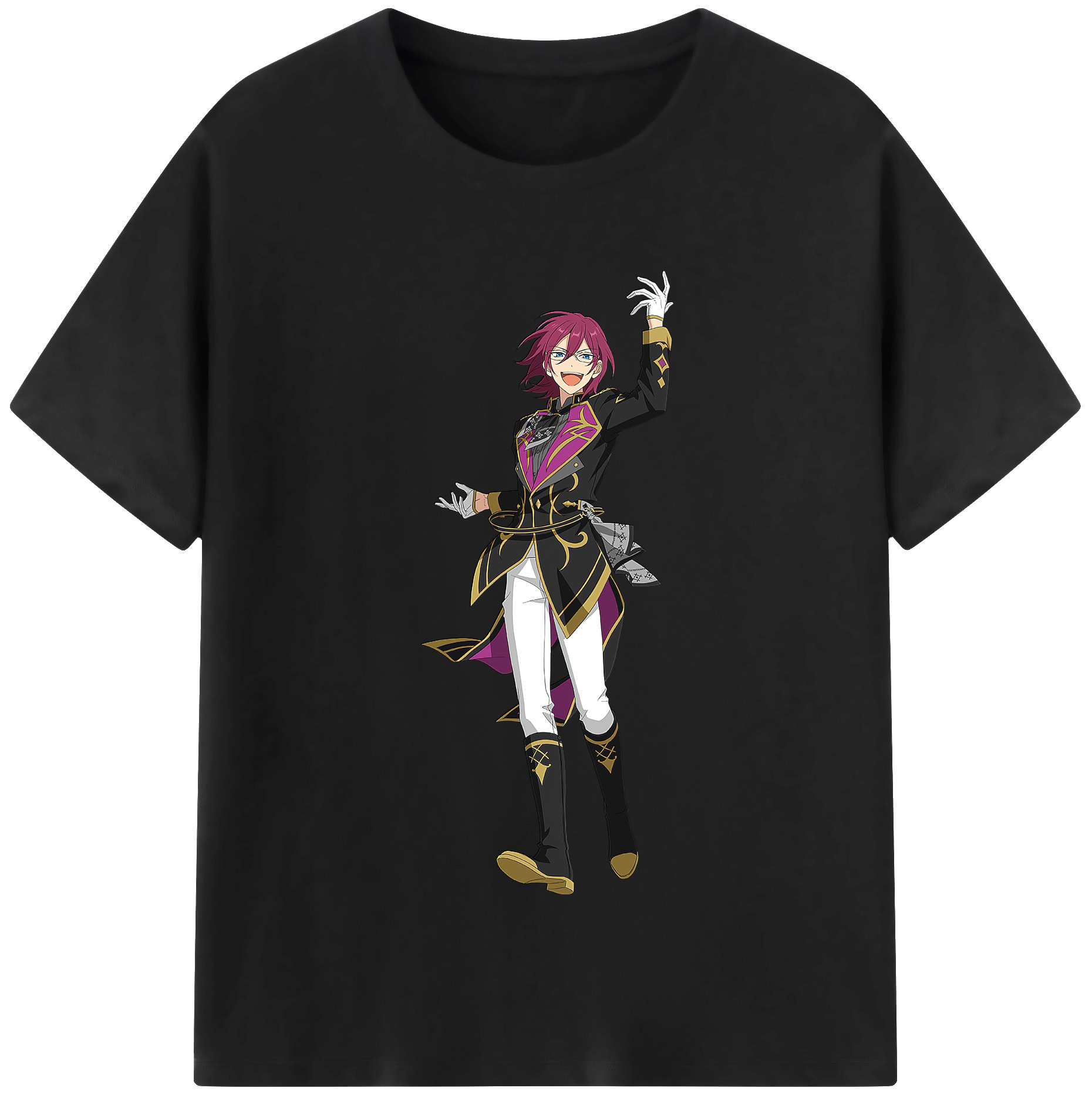 （画像用） あんさんぶるスターズ! Ensemble Stars レディースカジュアルプリントTシャツ（綿100％）