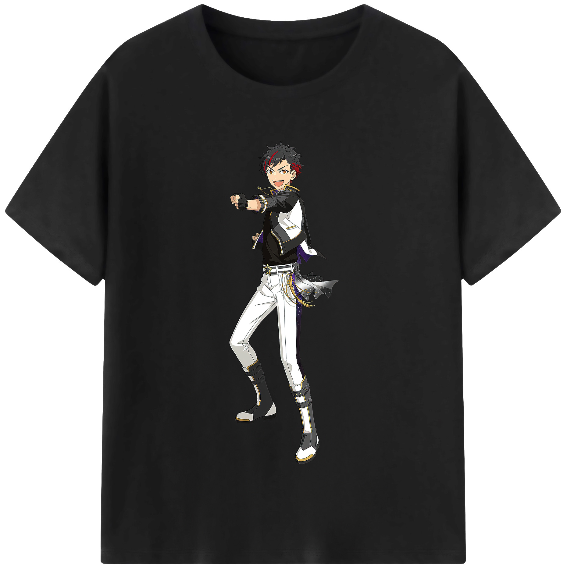 （画像用） あんさんぶるスターズ! Ensemble Stars レディースカジュアルプリントTシャツ（綿100％）