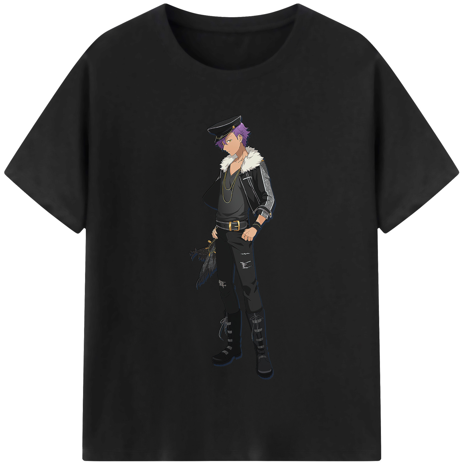 （画像用） あんさんぶるスターズ! Ensemble Stars レディースカジュアルプリントTシャツ（綿100％）