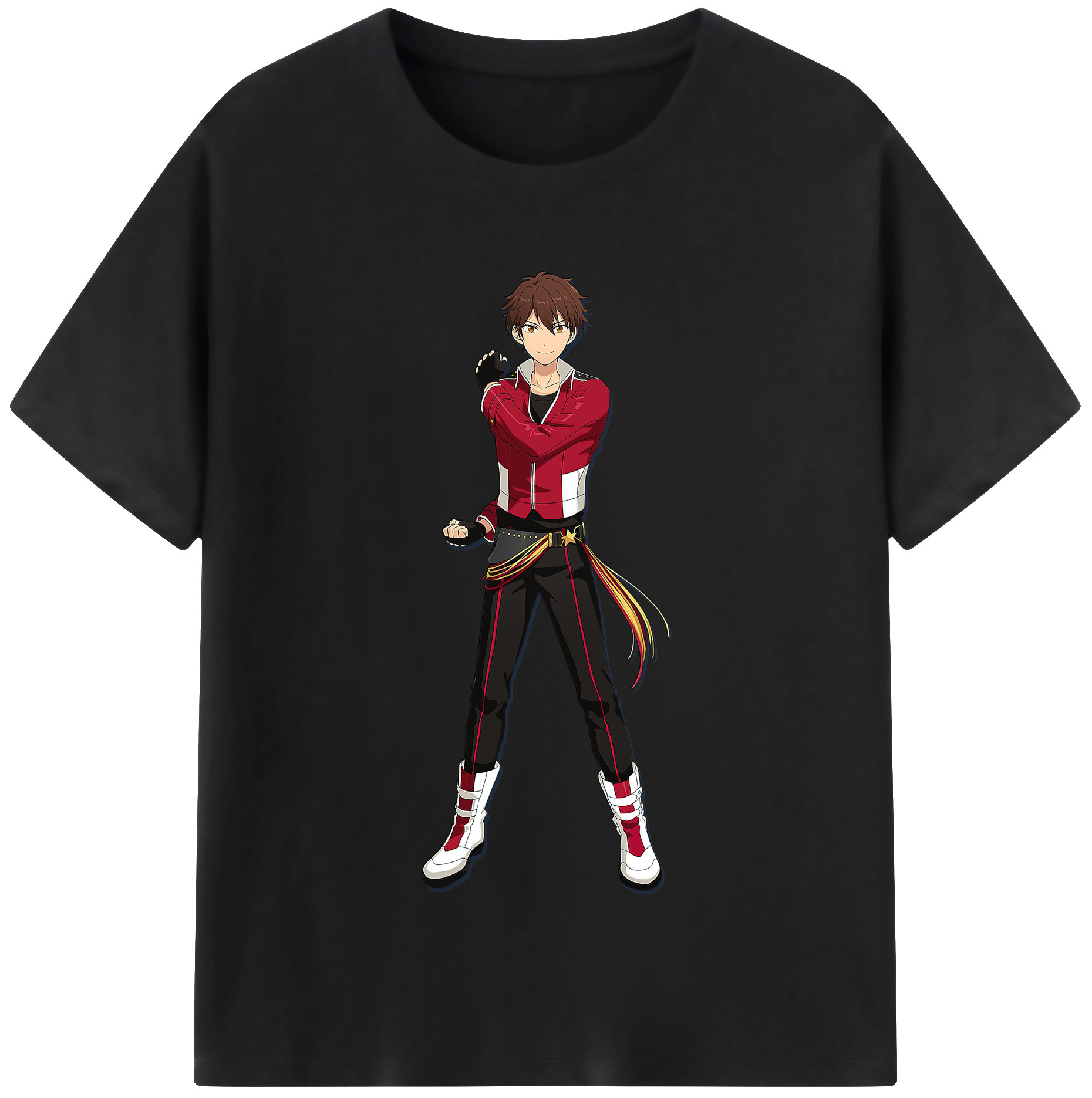 （画像用） あんさんぶるスターズ! Ensemble Stars レディースカジュアルプリントTシャツ（綿100％）