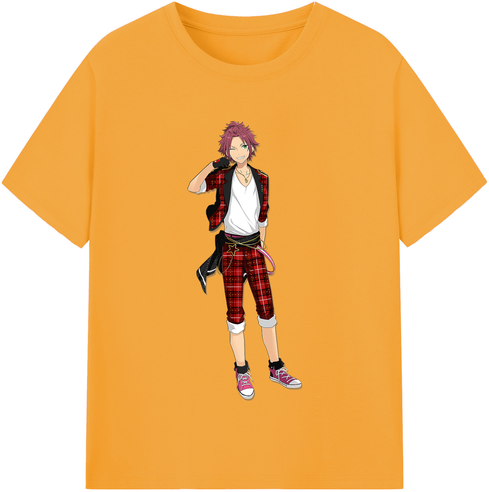 （画像用） あんさんぶるスターズ! Ensemble Stars レディースカジュアルプリントTシャツ（綿100％）