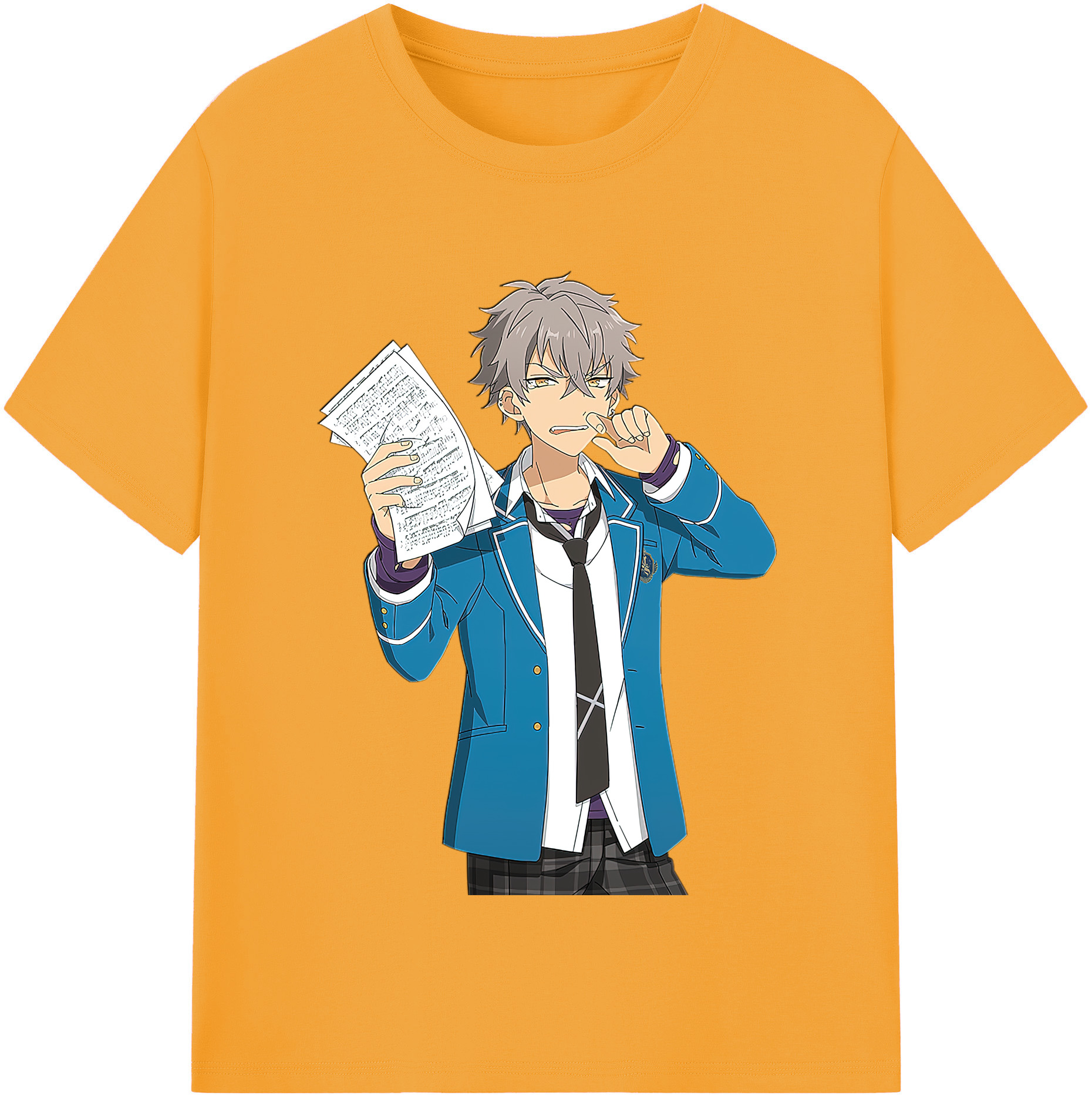 （画像用） あんさんぶるスターズ! Ensemble Stars レディースカジュアルプリントTシャツ（綿100％）