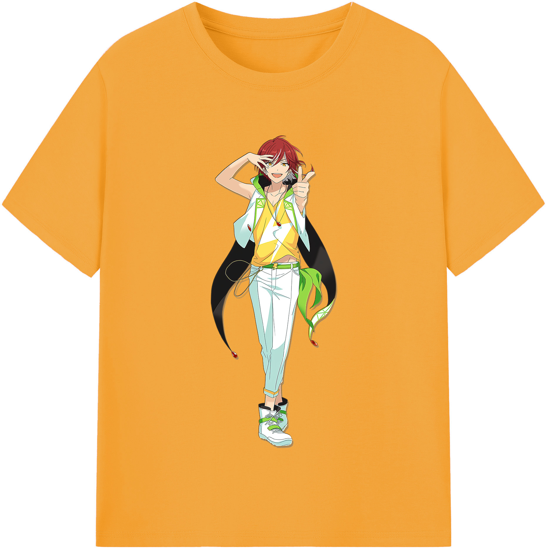 （画像用） あんさんぶるスターズ! Ensemble Stars レディースカジュアルプリントTシャツ（綿100％）