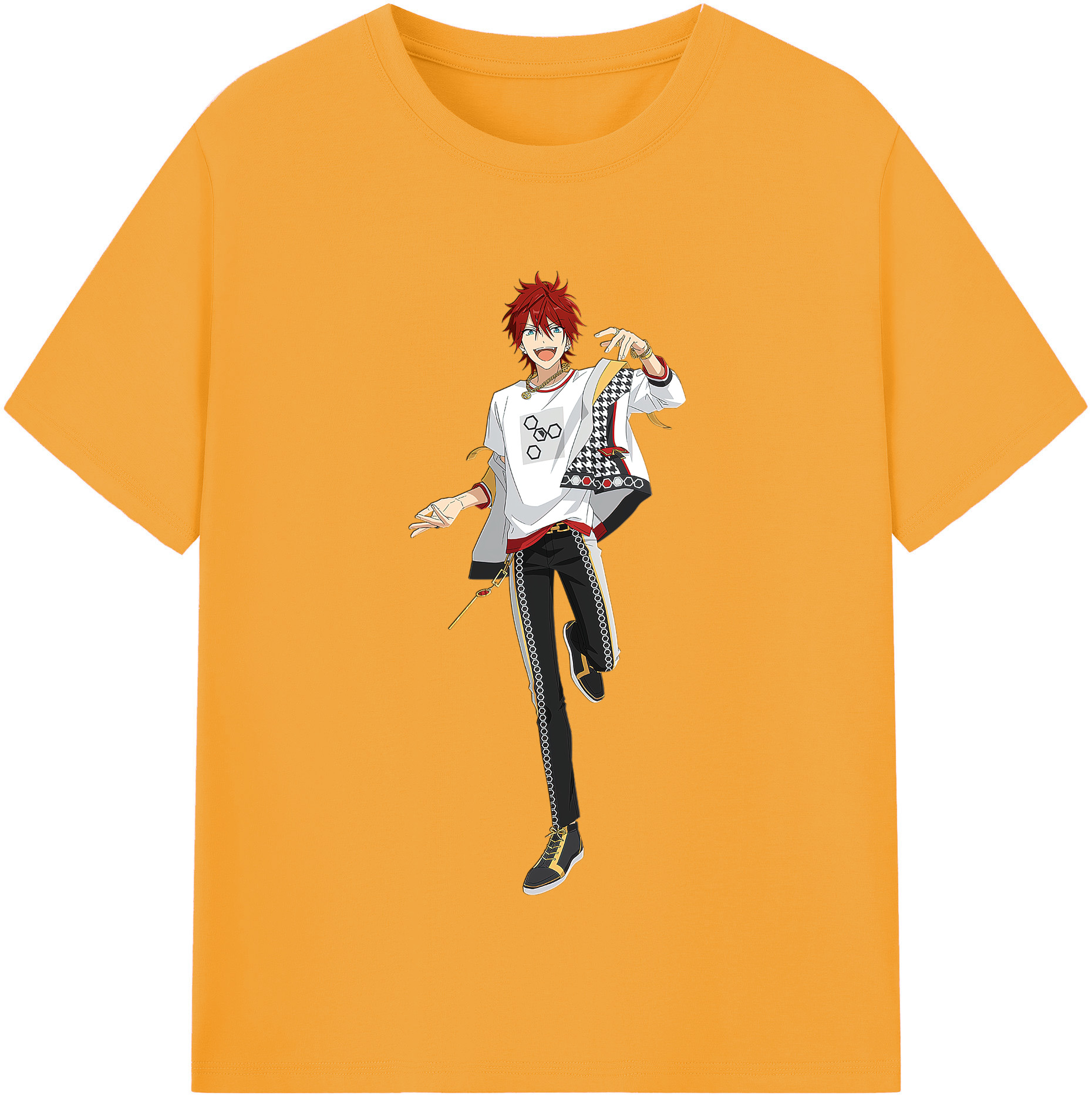（画像用） あんさんぶるスターズ! Ensemble Stars レディースカジュアルプリントTシャツ（綿100％）