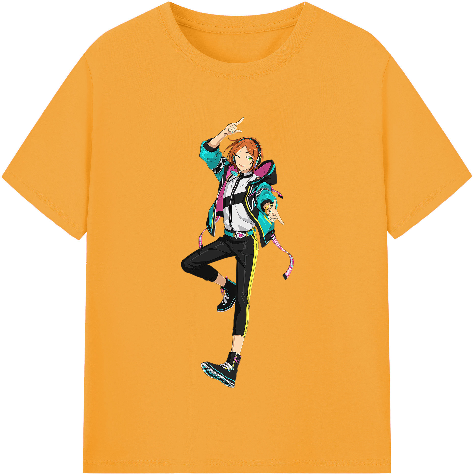 （画像用） あんさんぶるスターズ! Ensemble Stars レディースカジュアルプリントTシャツ（綿100％）