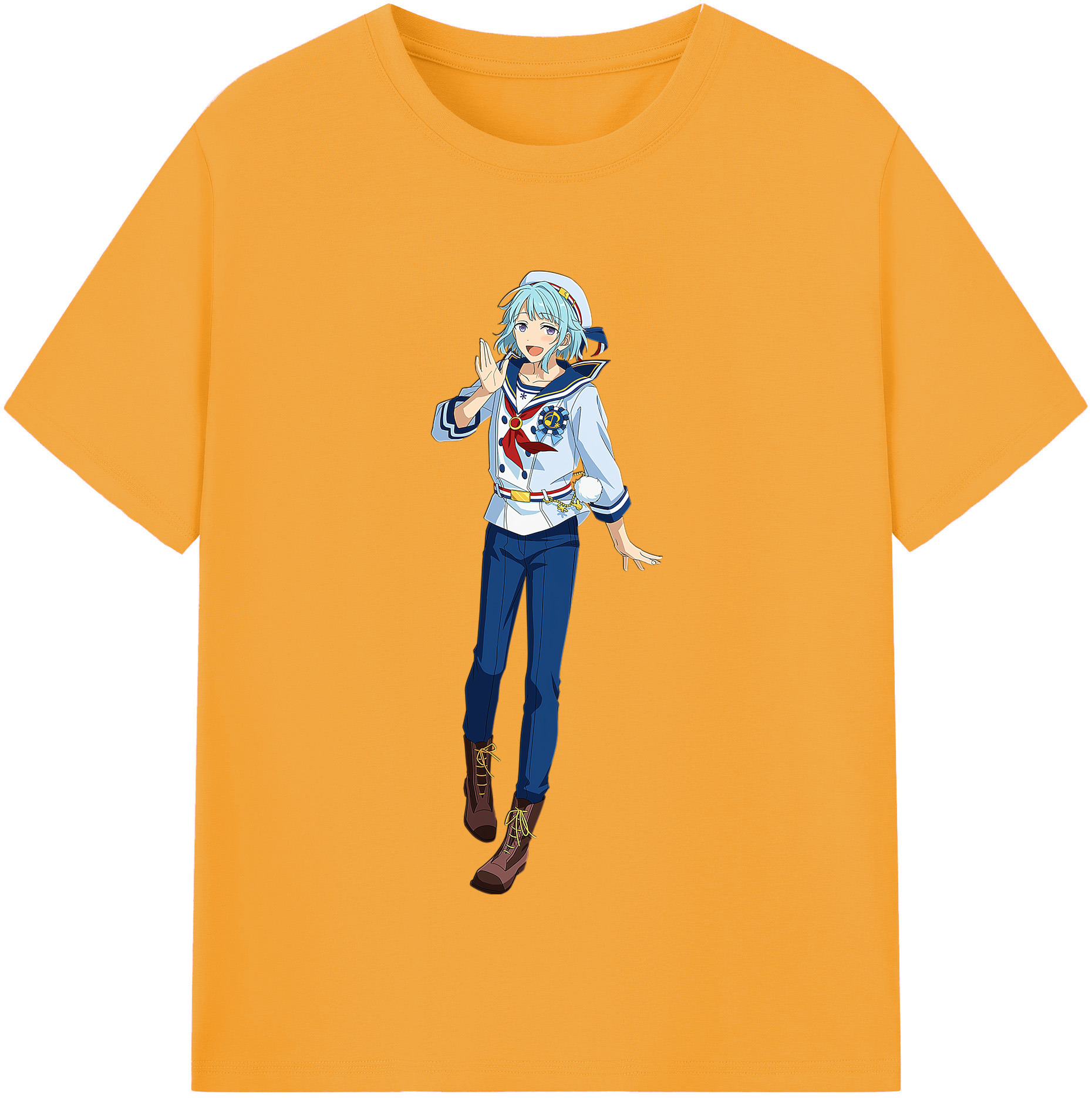 （画像用） あんさんぶるスターズ! Ensemble Stars レディースカジュアルプリントTシャツ（綿100％）