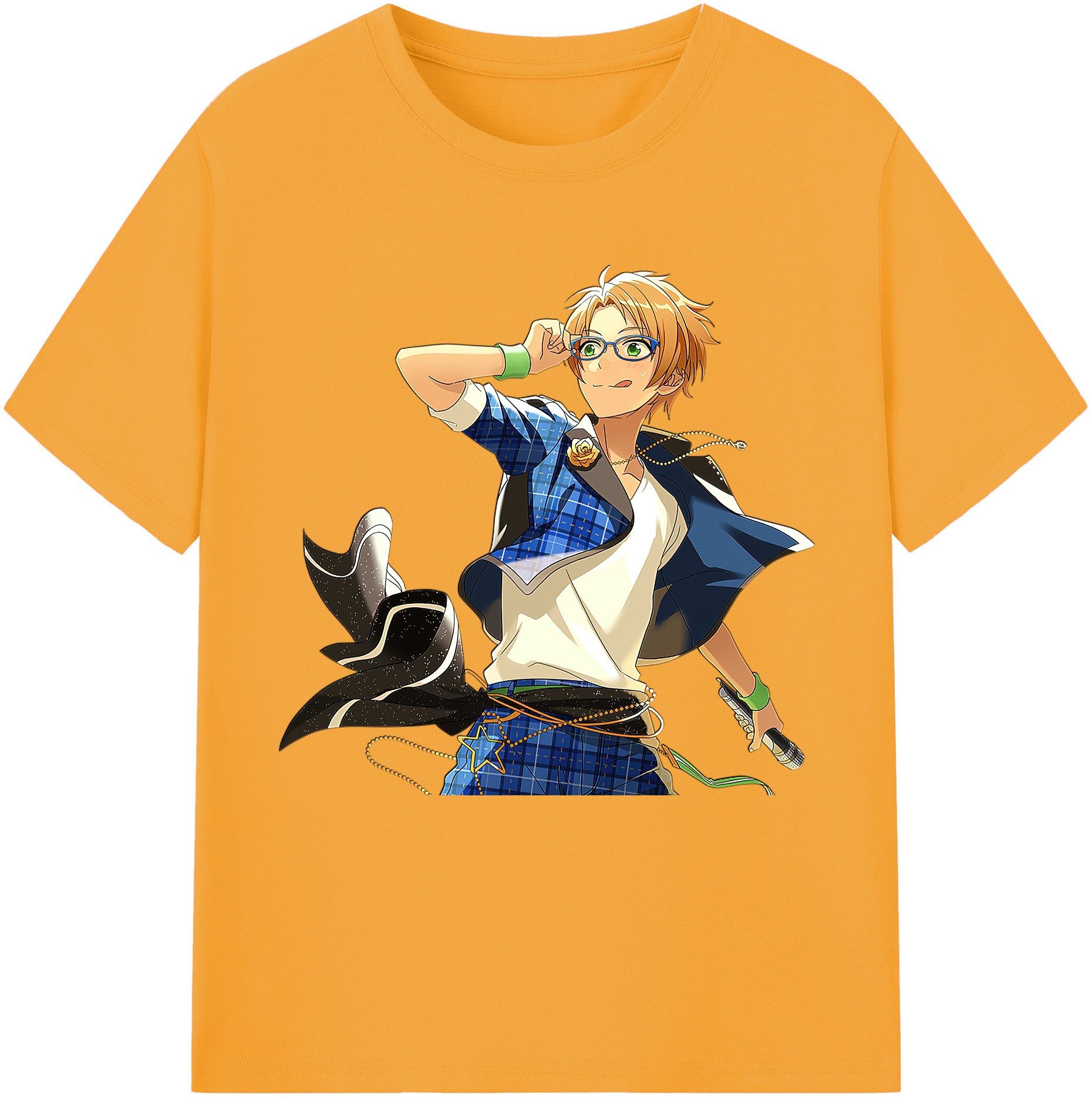 （画像用） あんさんぶるスターズ! Ensemble Stars レディースカジュアルプリントTシャツ（綿100％）