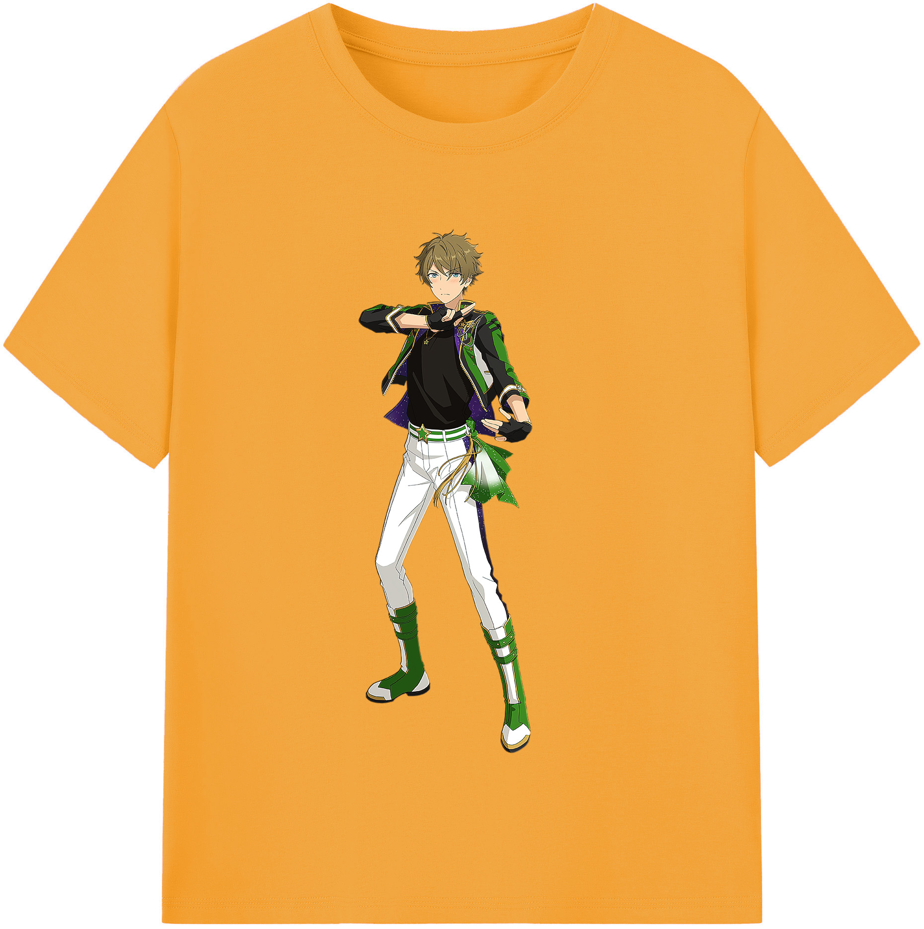 （画像用） あんさんぶるスターズ! Ensemble Stars レディースカジュアルプリントTシャツ（綿100％）