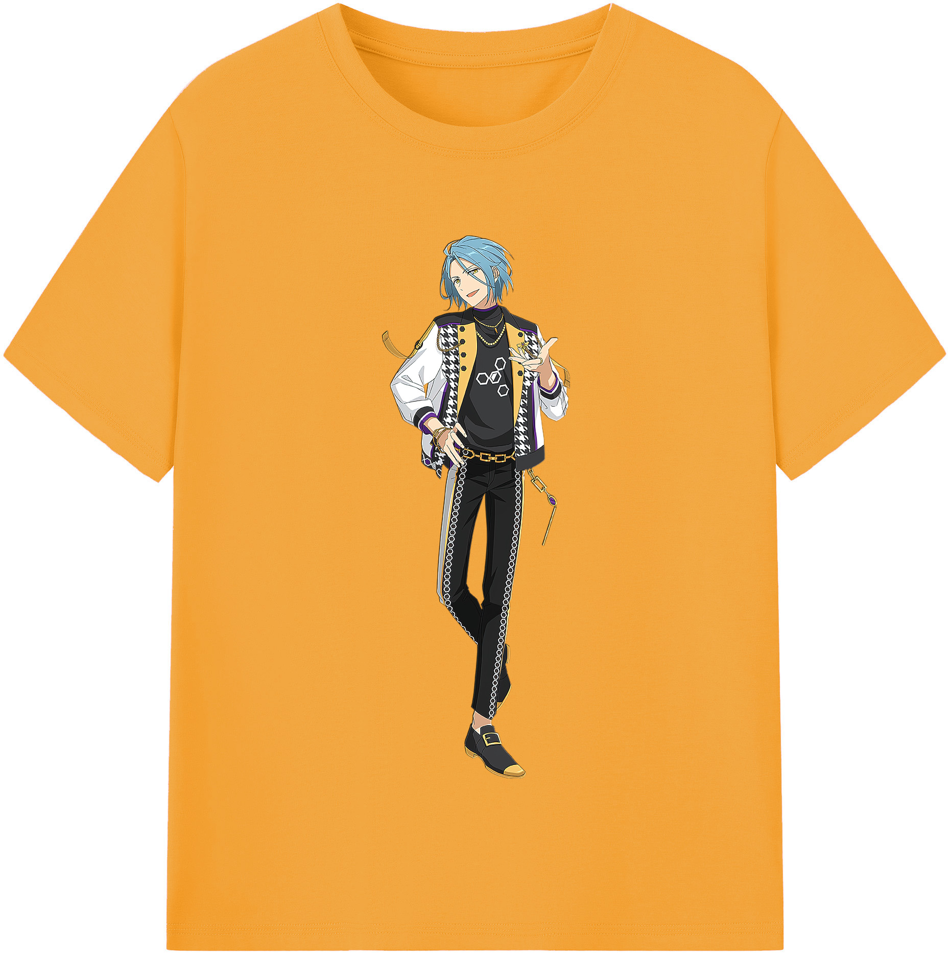 （画像用） あんさんぶるスターズ! Ensemble Stars レディースカジュアルプリントTシャツ（綿100％）