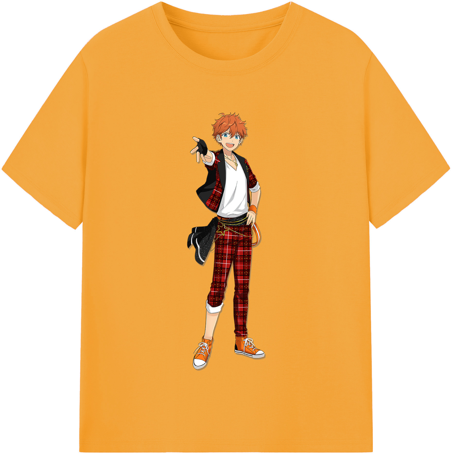（画像用） あんさんぶるスターズ! Ensemble Stars レディースカジュアルプリントTシャツ（綿100％）