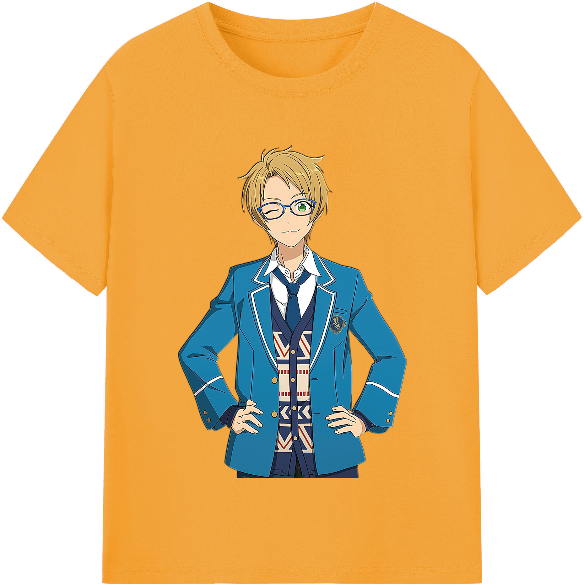 （画像用） あんさんぶるスターズ! Ensemble Stars レディースカジュアルプリントTシャツ（綿100％）