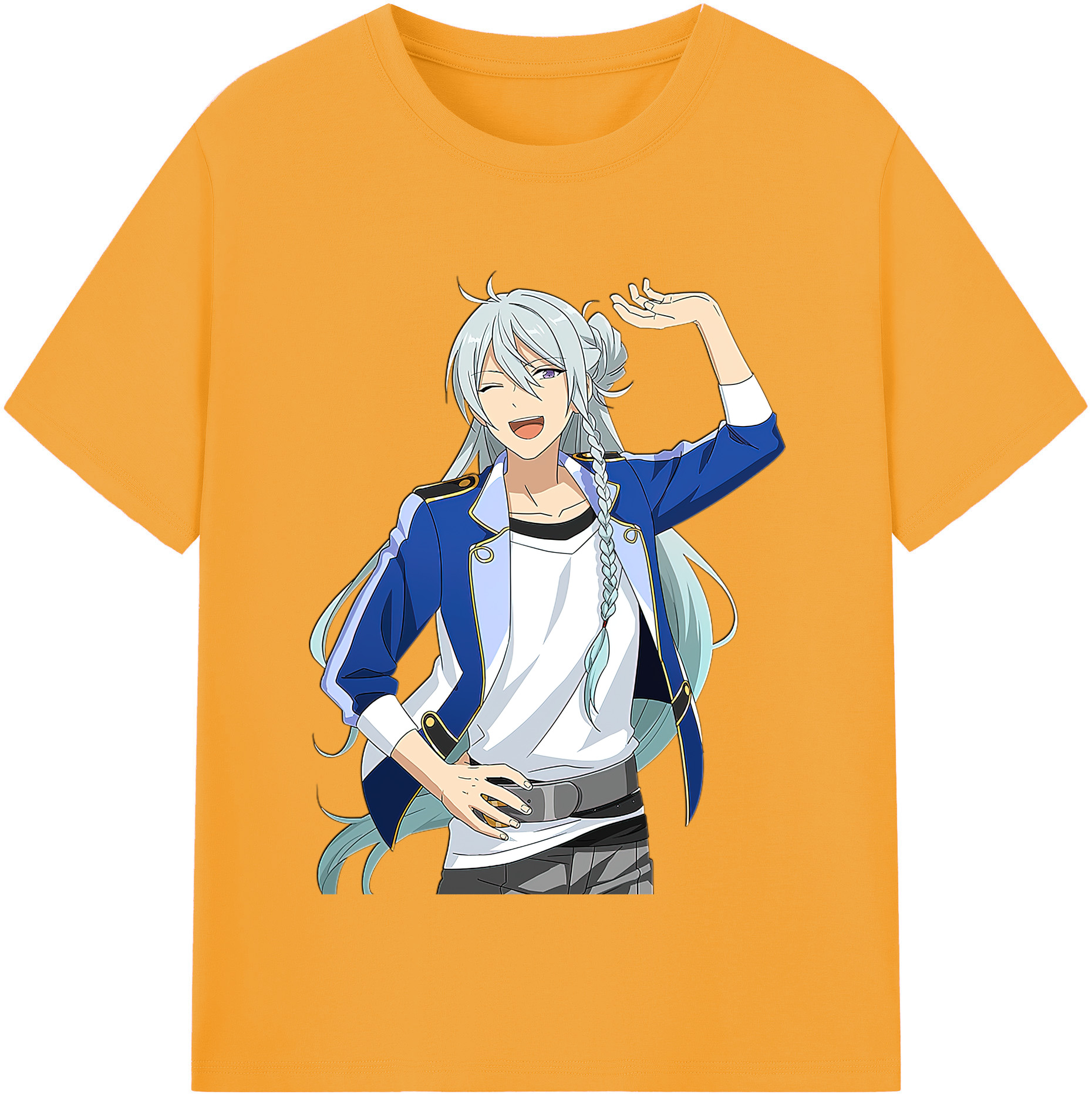 （画像用） あんさんぶるスターズ! Ensemble Stars レディースカジュアルプリントTシャツ（綿100％）