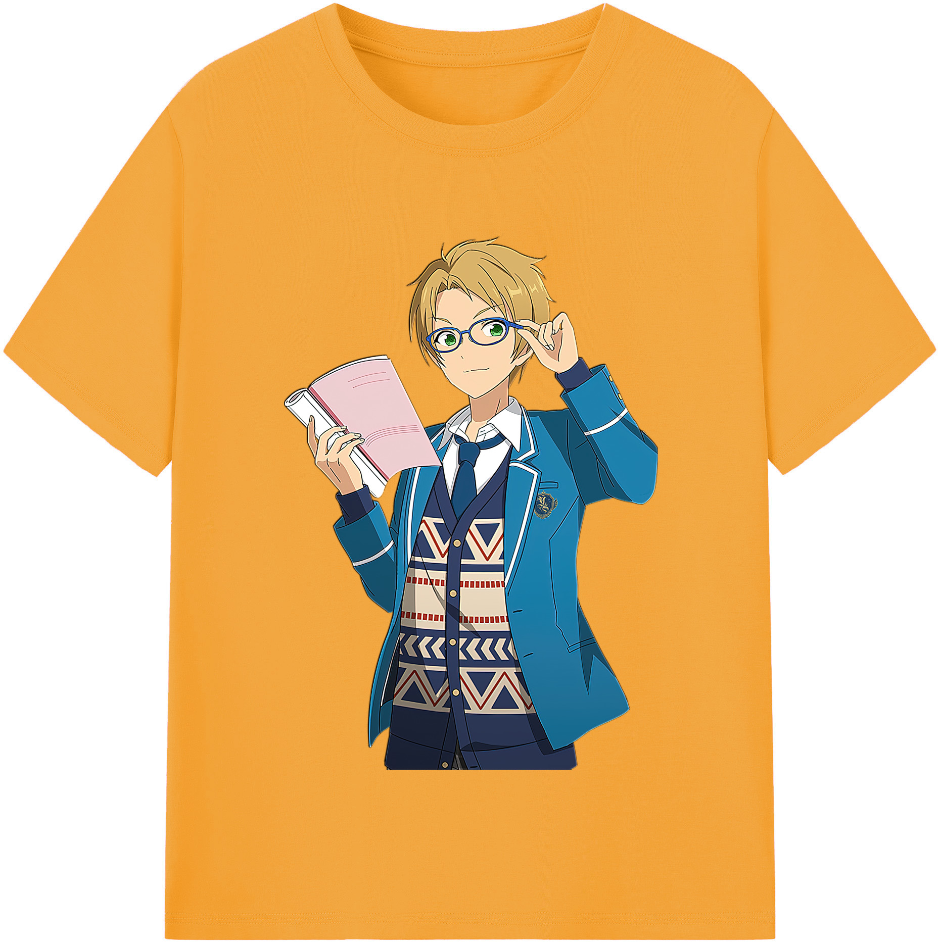 （画像用） あんさんぶるスターズ! Ensemble Stars レディースカジュアルプリントTシャツ（綿100％）