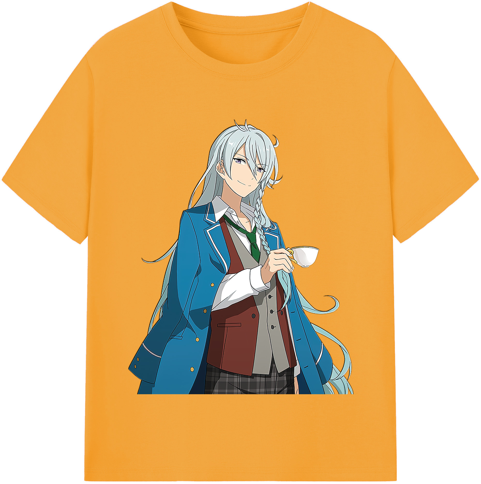 （画像用） あんさんぶるスターズ! Ensemble Stars レディースカジュアルプリントTシャツ（綿100％）