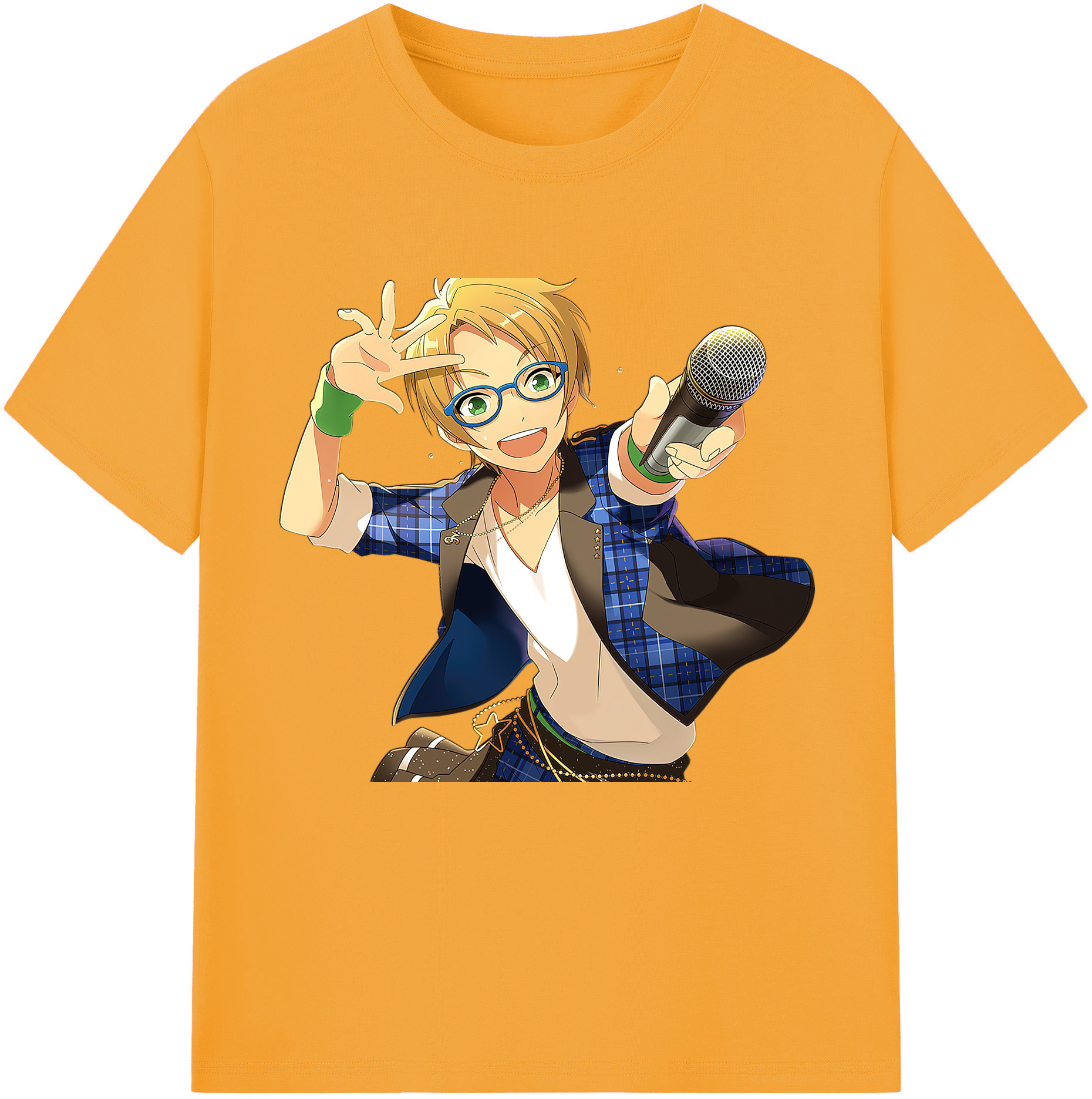（画像用） あんさんぶるスターズ! Ensemble Stars レディースカジュアルプリントTシャツ（綿100％）