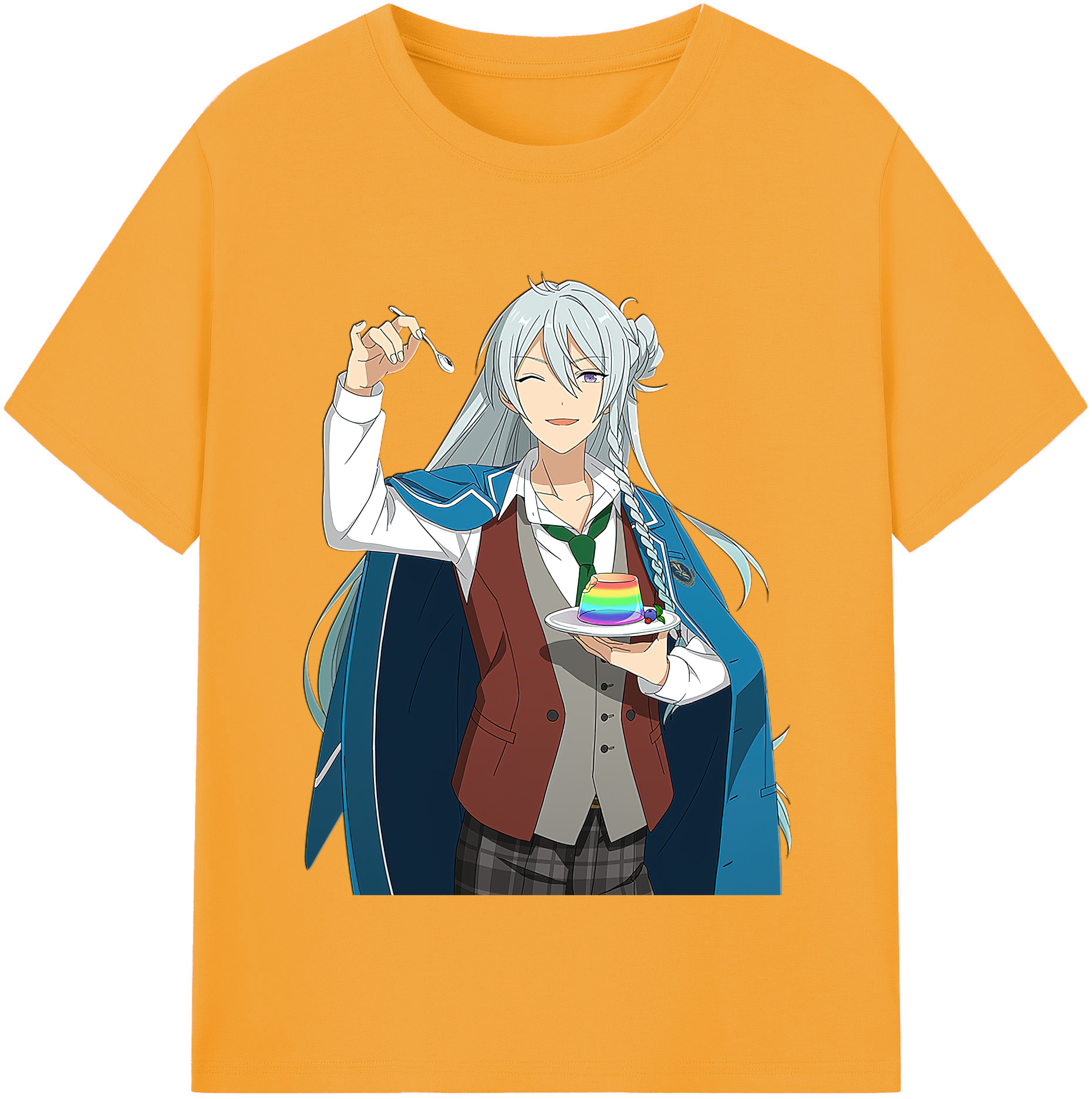 （画像用） あんさんぶるスターズ! Ensemble Stars レディースカジュアルプリントTシャツ（綿100％）