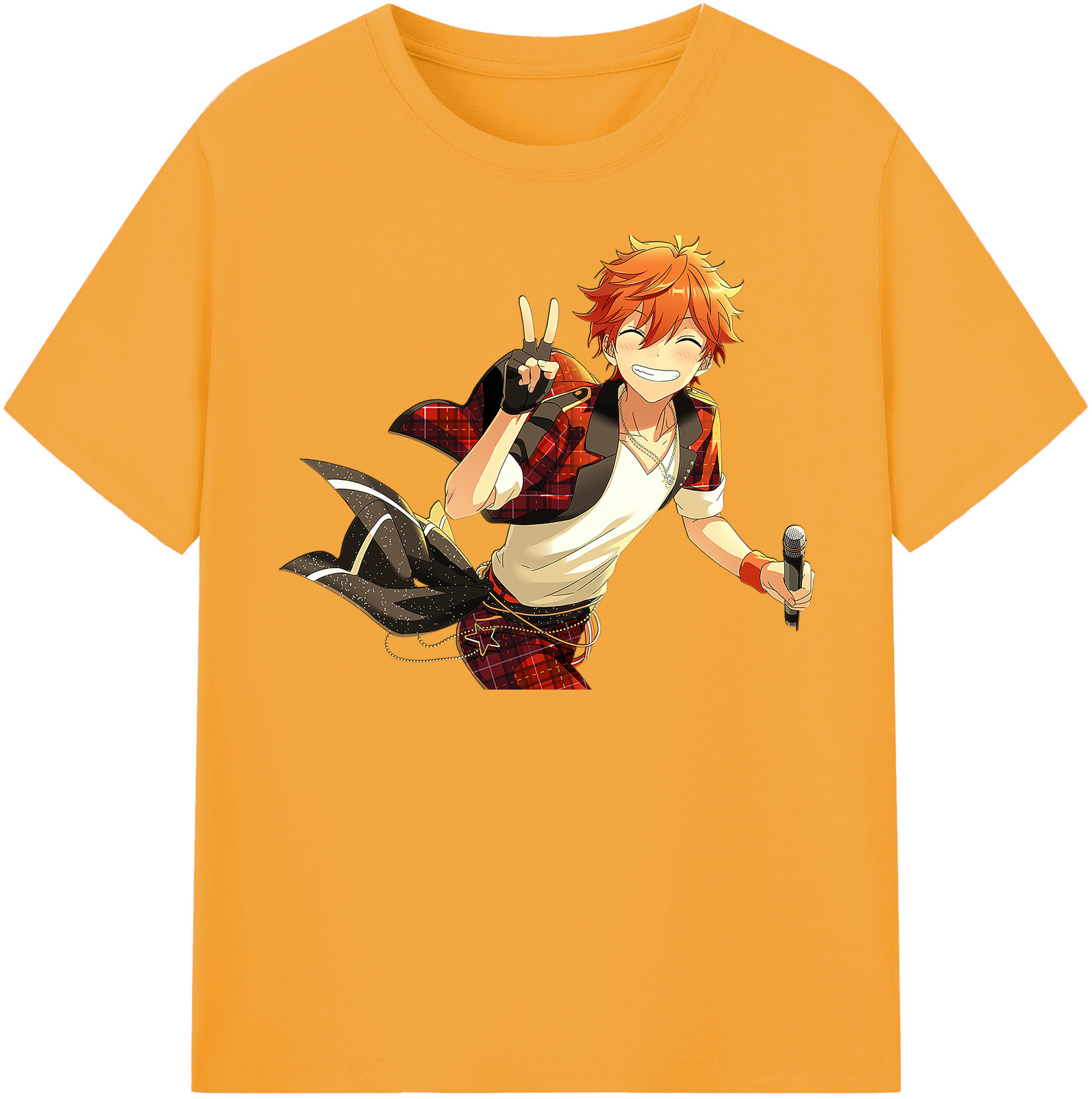 （画像用） あんさんぶるスターズ! Ensemble Stars レディースカジュアルプリントTシャツ（綿100％）