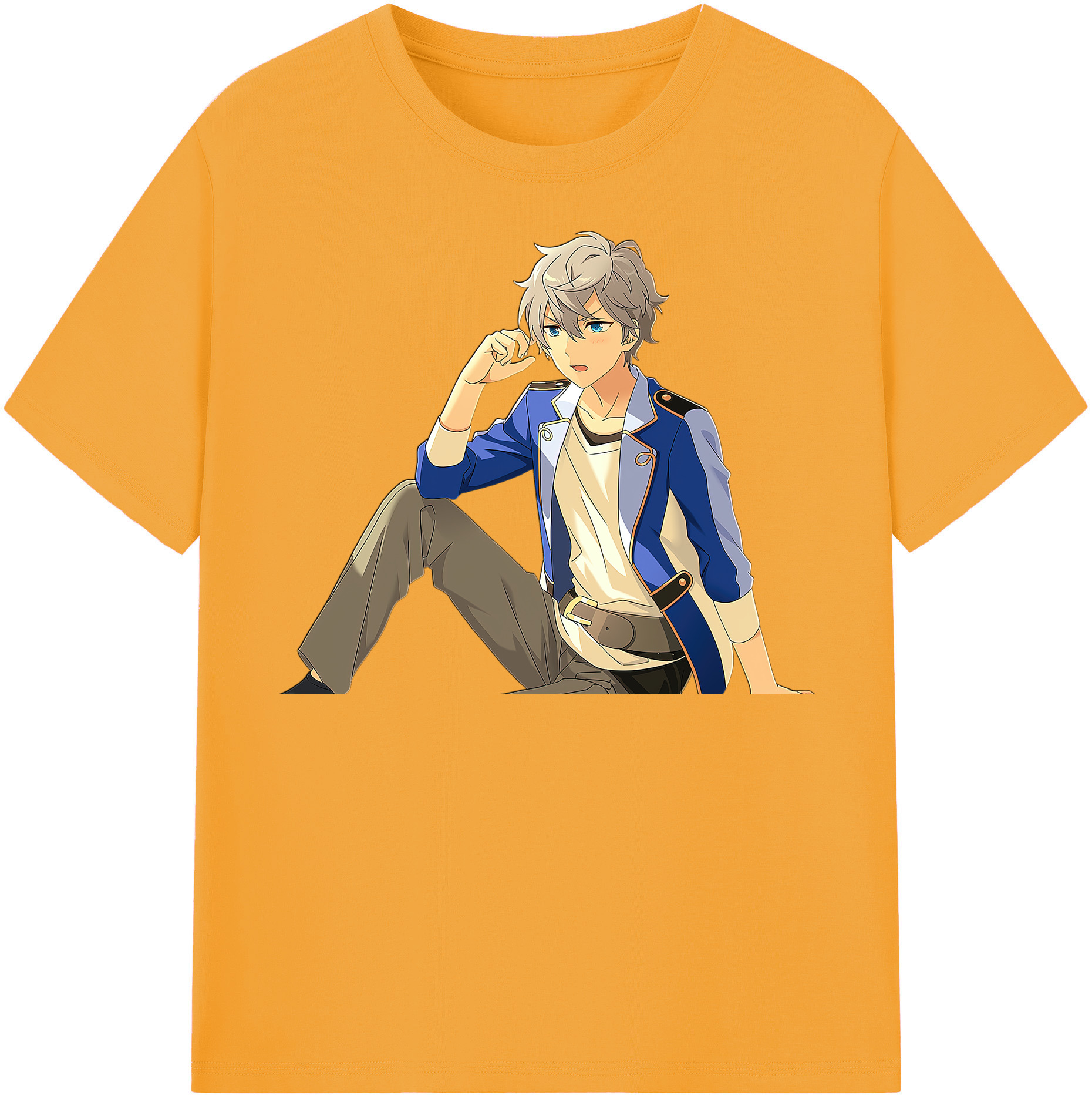 （画像用） あんさんぶるスターズ! Ensemble Stars レディースカジュアルプリントTシャツ（綿100％）