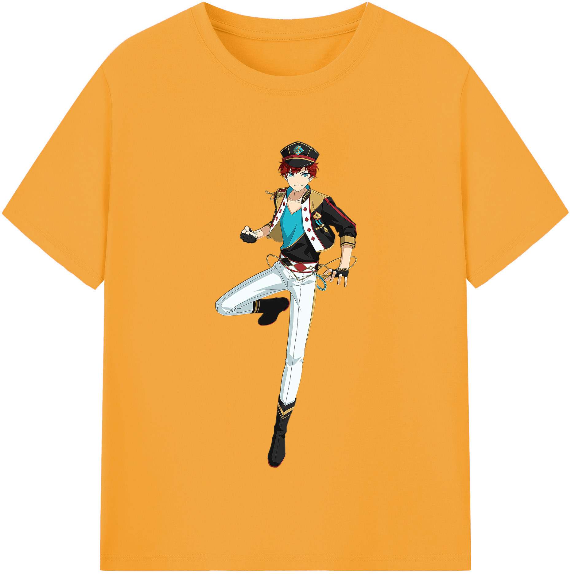 （画像用） あんさんぶるスターズ! Ensemble Stars レディースカジュアルプリントTシャツ（綿100％）