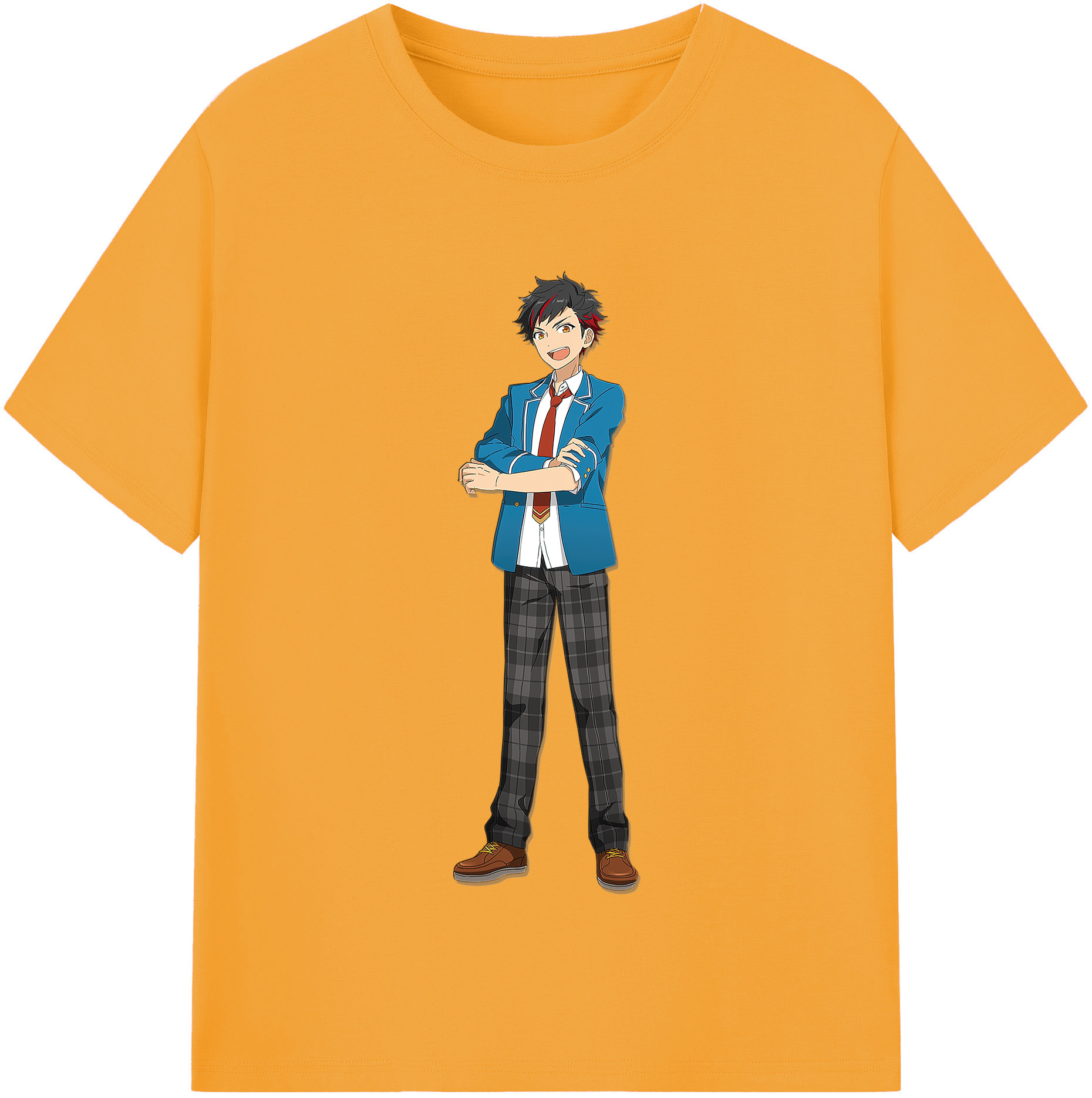 （画像用） あんさんぶるスターズ! Ensemble Stars レディースカジュアルプリントTシャツ（綿100％）