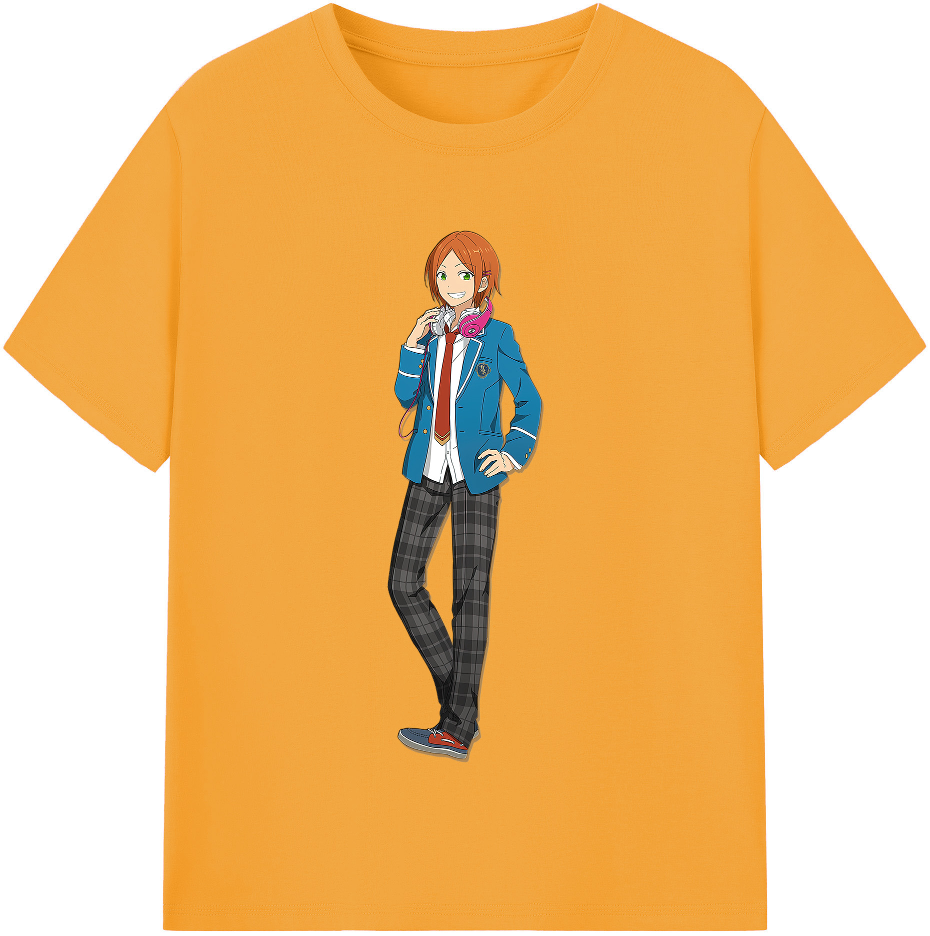 （画像用） あんさんぶるスターズ! Ensemble Stars レディースカジュアルプリントTシャツ（綿100％）