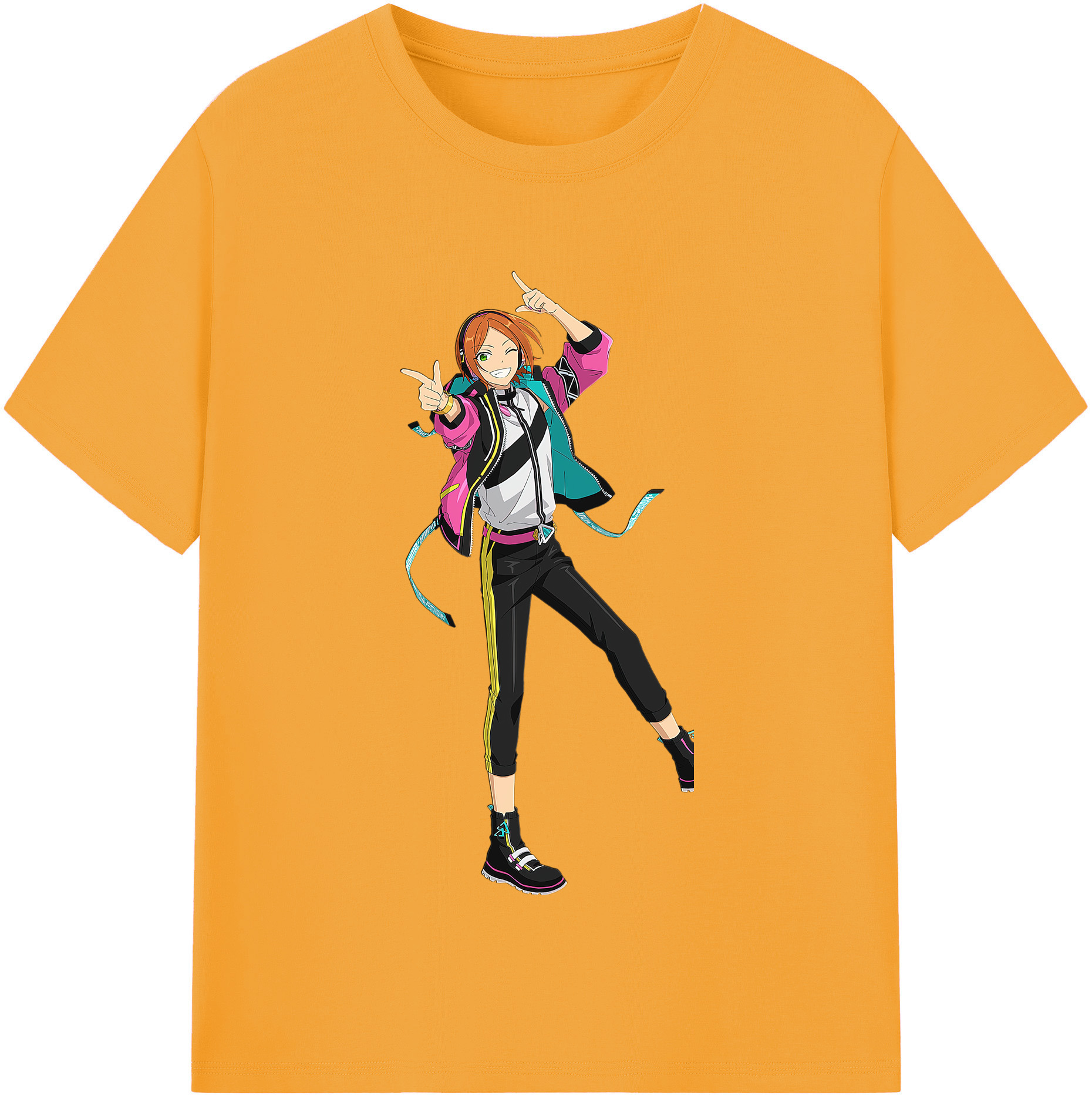 （画像用） あんさんぶるスターズ! Ensemble Stars レディースカジュアルプリントTシャツ（綿100％）