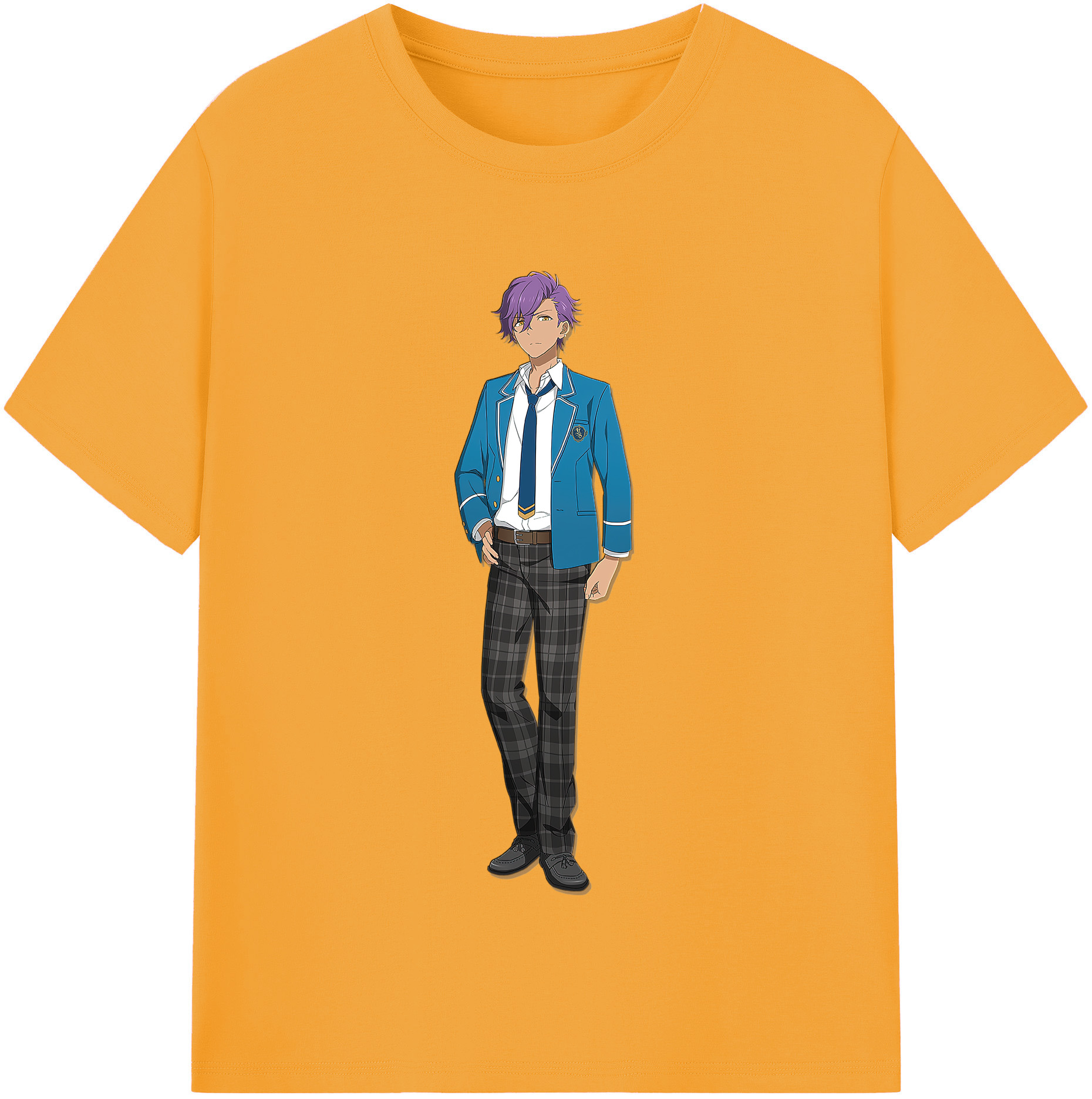 （画像用） あんさんぶるスターズ! Ensemble Stars レディースカジュアルプリントTシャツ（綿100％）