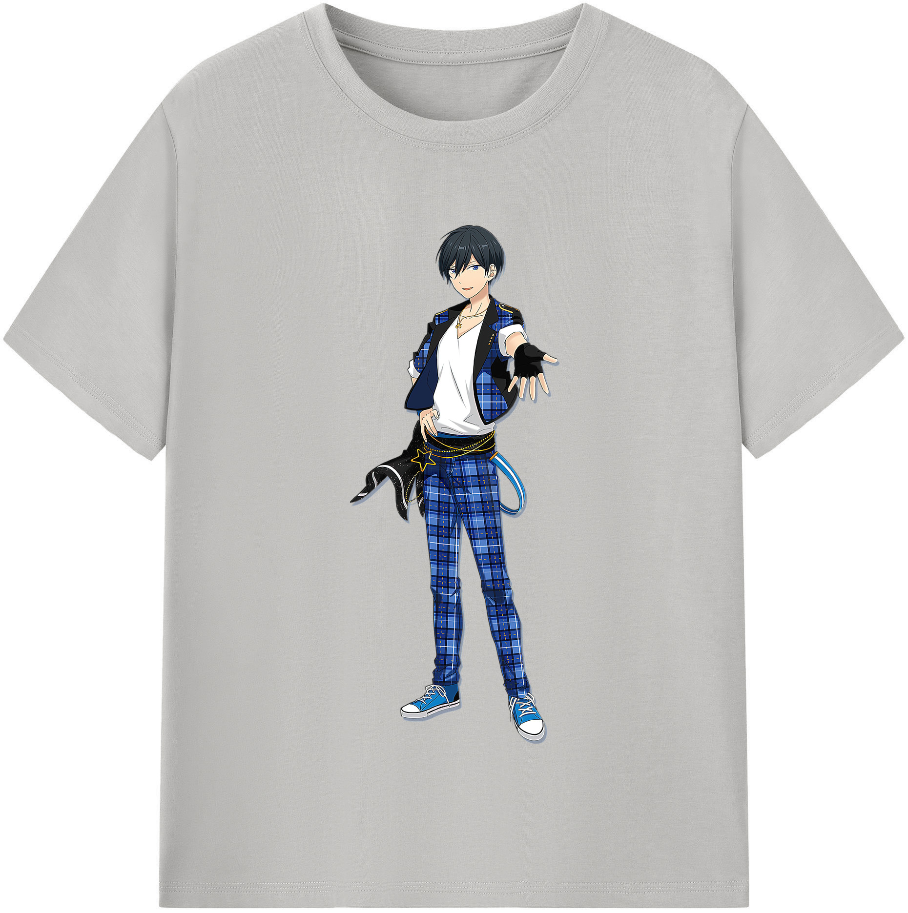 （画像用） あんさんぶるスターズ! Ensemble Stars レディースカジュアルプリントTシャツ（綿100％）