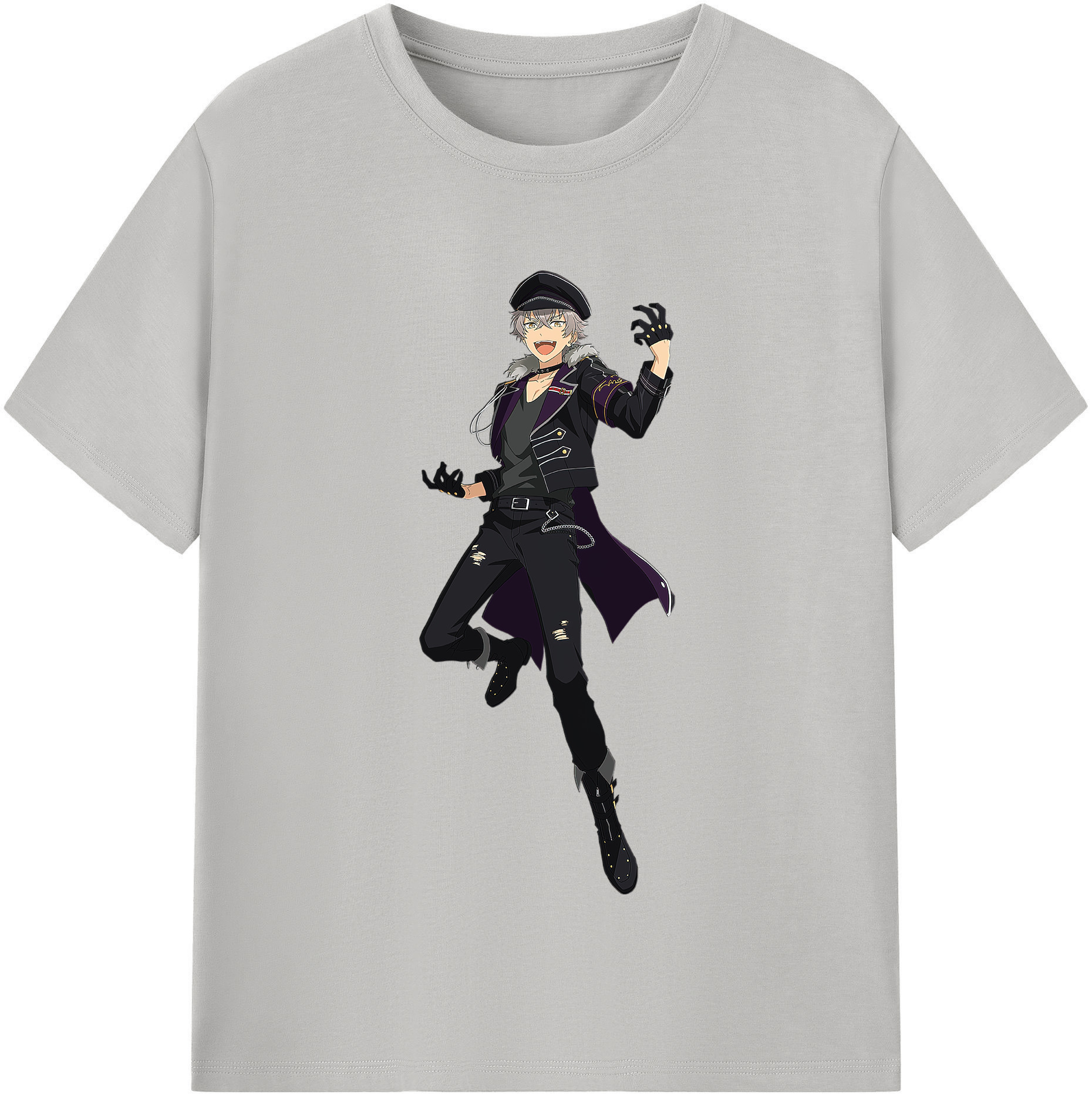 （画像用） あんさんぶるスターズ! Ensemble Stars レディースカジュアルプリントTシャツ（綿100％）