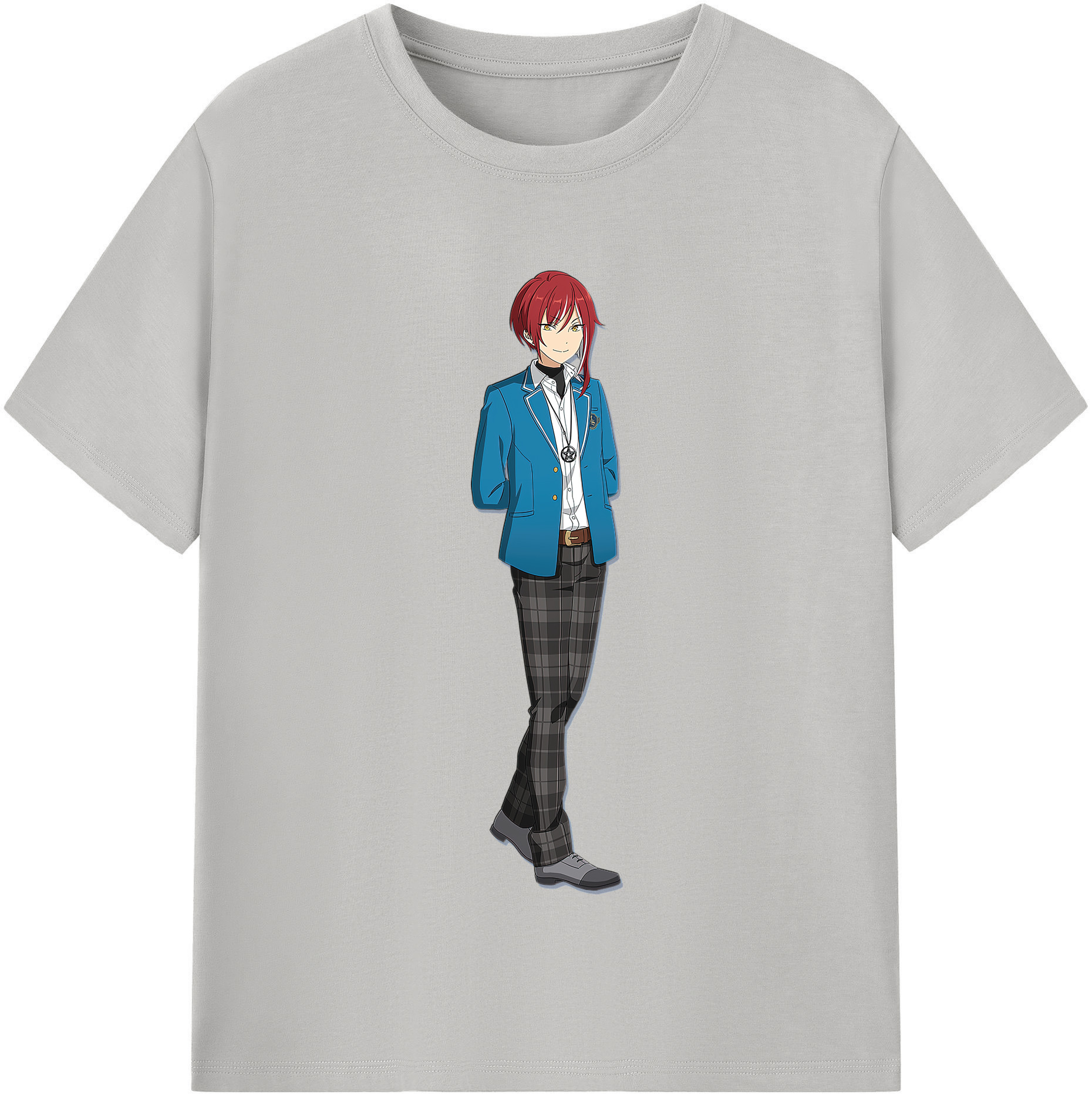 （画像用） あんさんぶるスターズ! Ensemble Stars レディースカジュアルプリントTシャツ（綿100％）