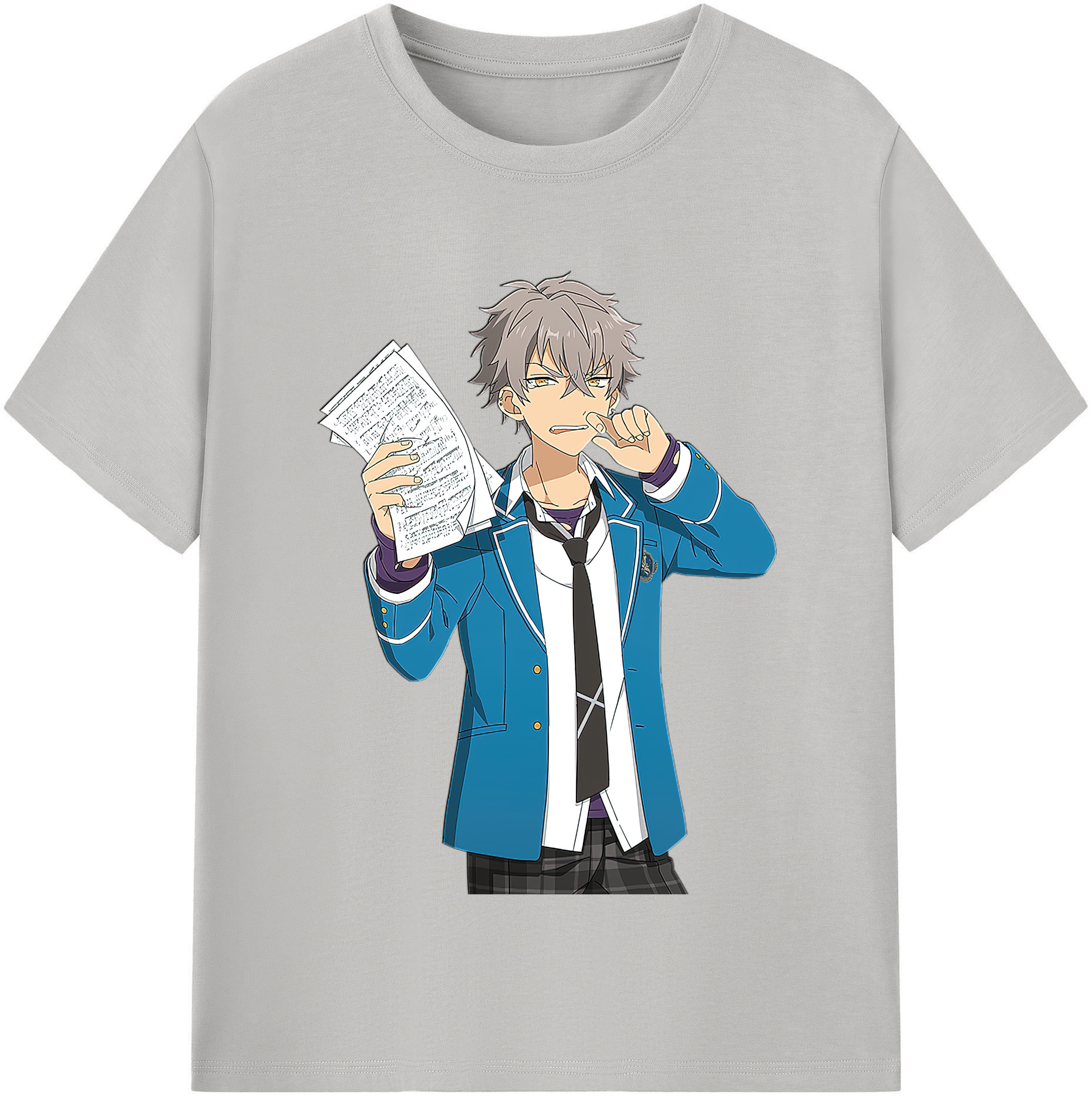 （画像用） あんさんぶるスターズ! Ensemble Stars レディースカジュアルプリントTシャツ（綿100％）