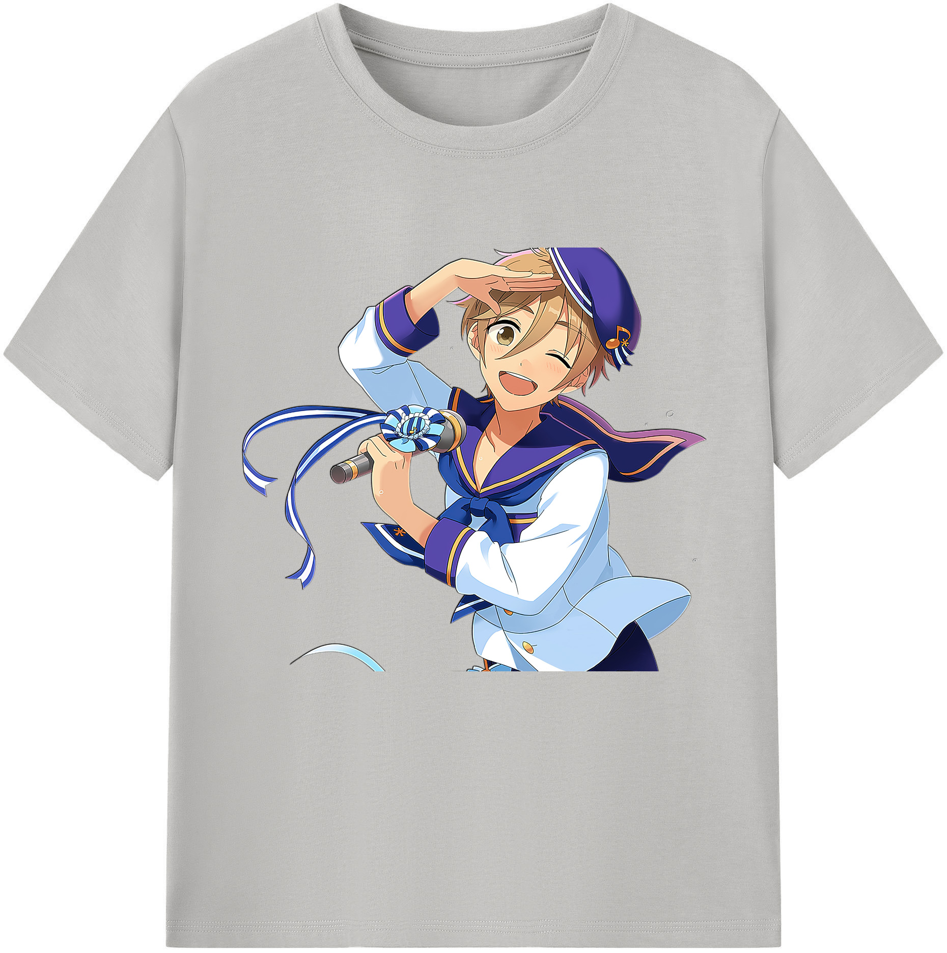 （画像用） あんさんぶるスターズ! Ensemble Stars レディースカジュアルプリントTシャツ（綿100％）