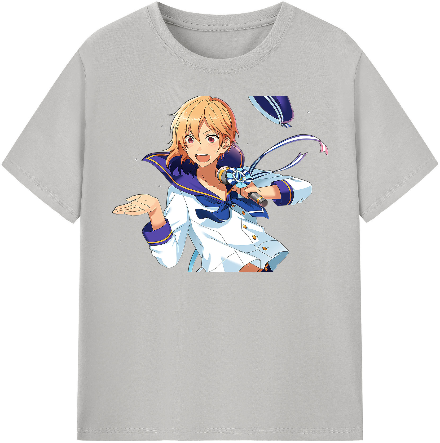 （画像用） あんさんぶるスターズ! Ensemble Stars レディースカジュアルプリントTシャツ（綿100％）
