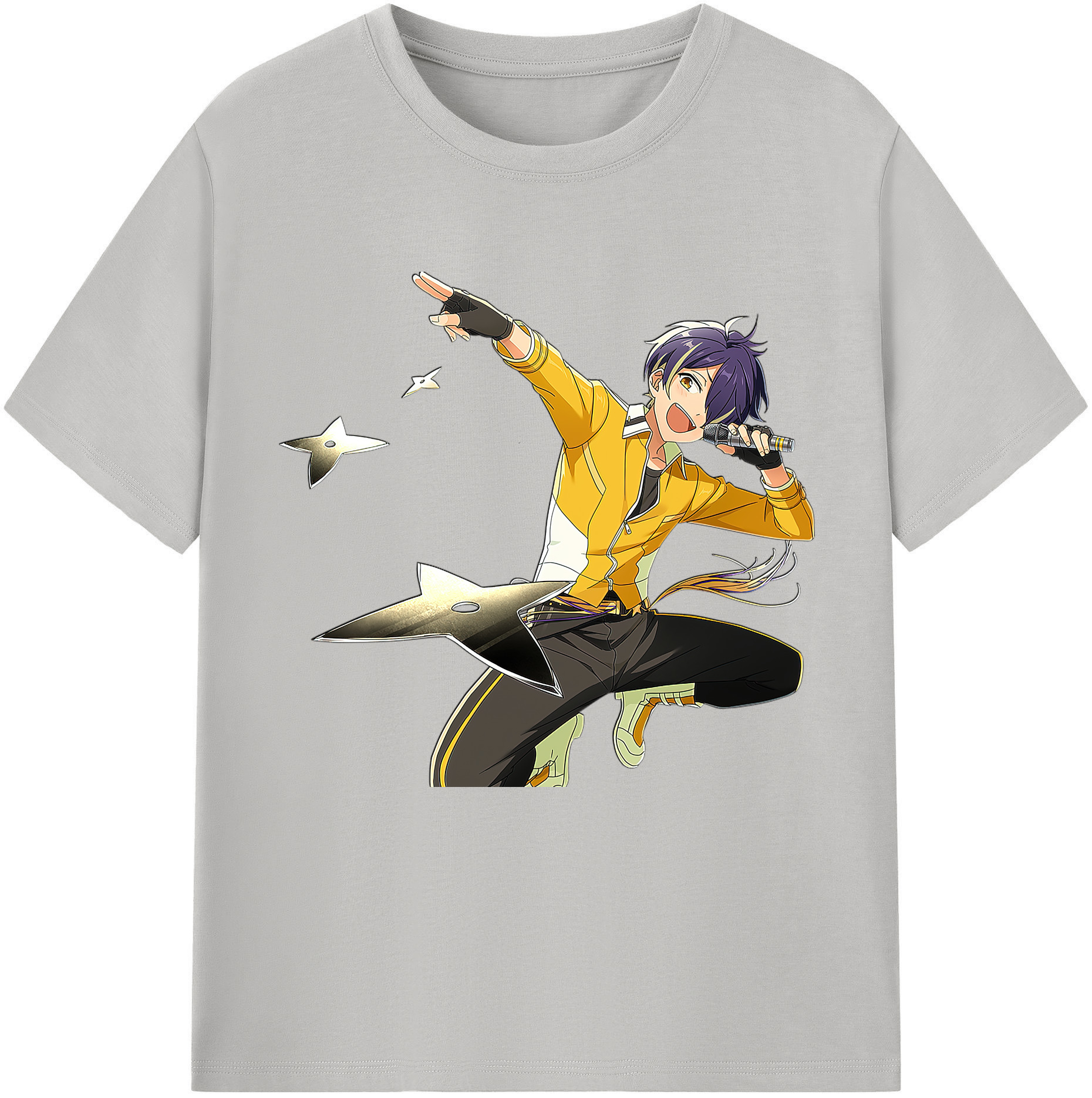 （画像用） あんさんぶるスターズ! Ensemble Stars レディースカジュアルプリントTシャツ（綿100％）
