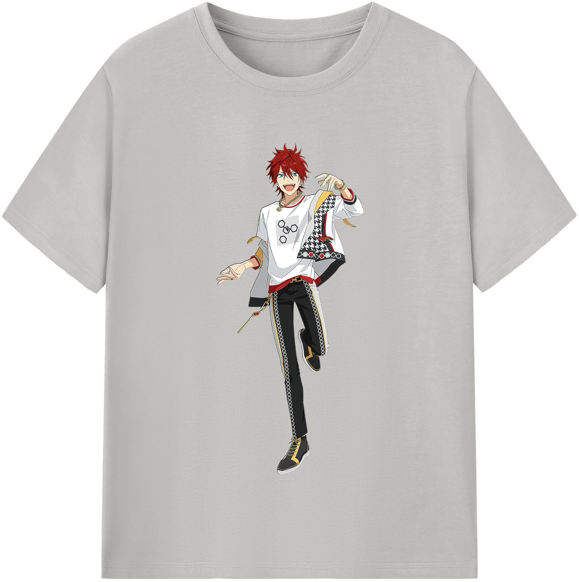 （画像用） あんさんぶるスターズ! Ensemble Stars レディースカジュアルプリントTシャツ（綿100％）