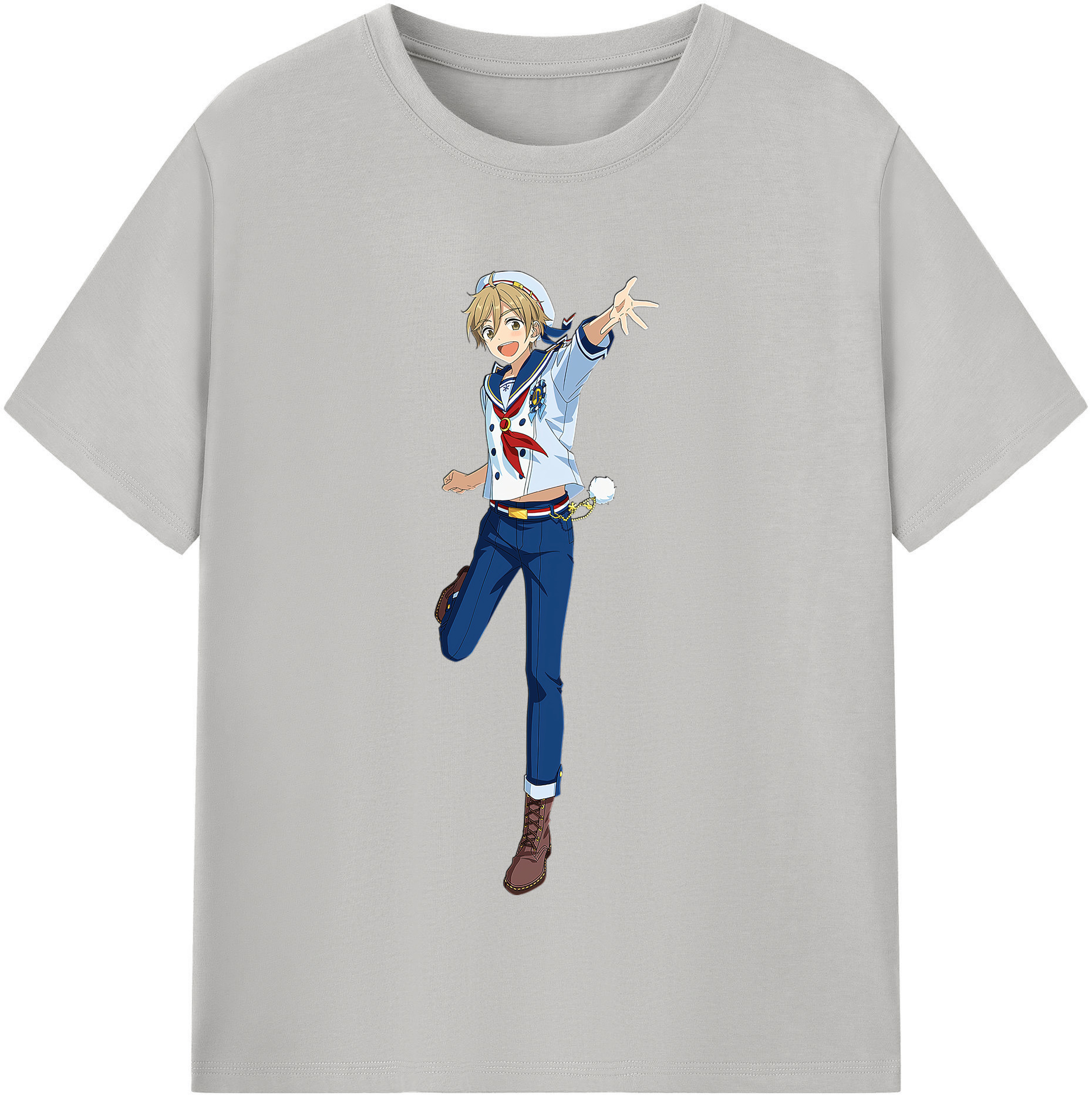 （画像用） あんさんぶるスターズ! Ensemble Stars レディースカジュアルプリントTシャツ（綿100％）