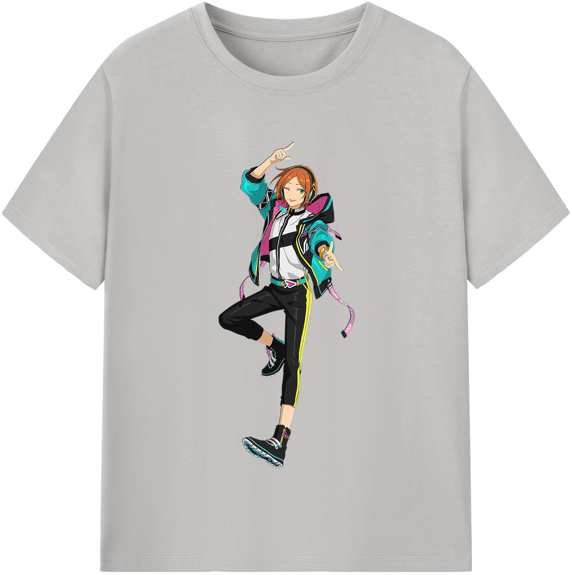 （画像用） あんさんぶるスターズ! Ensemble Stars レディースカジュアルプリントTシャツ（綿100％）