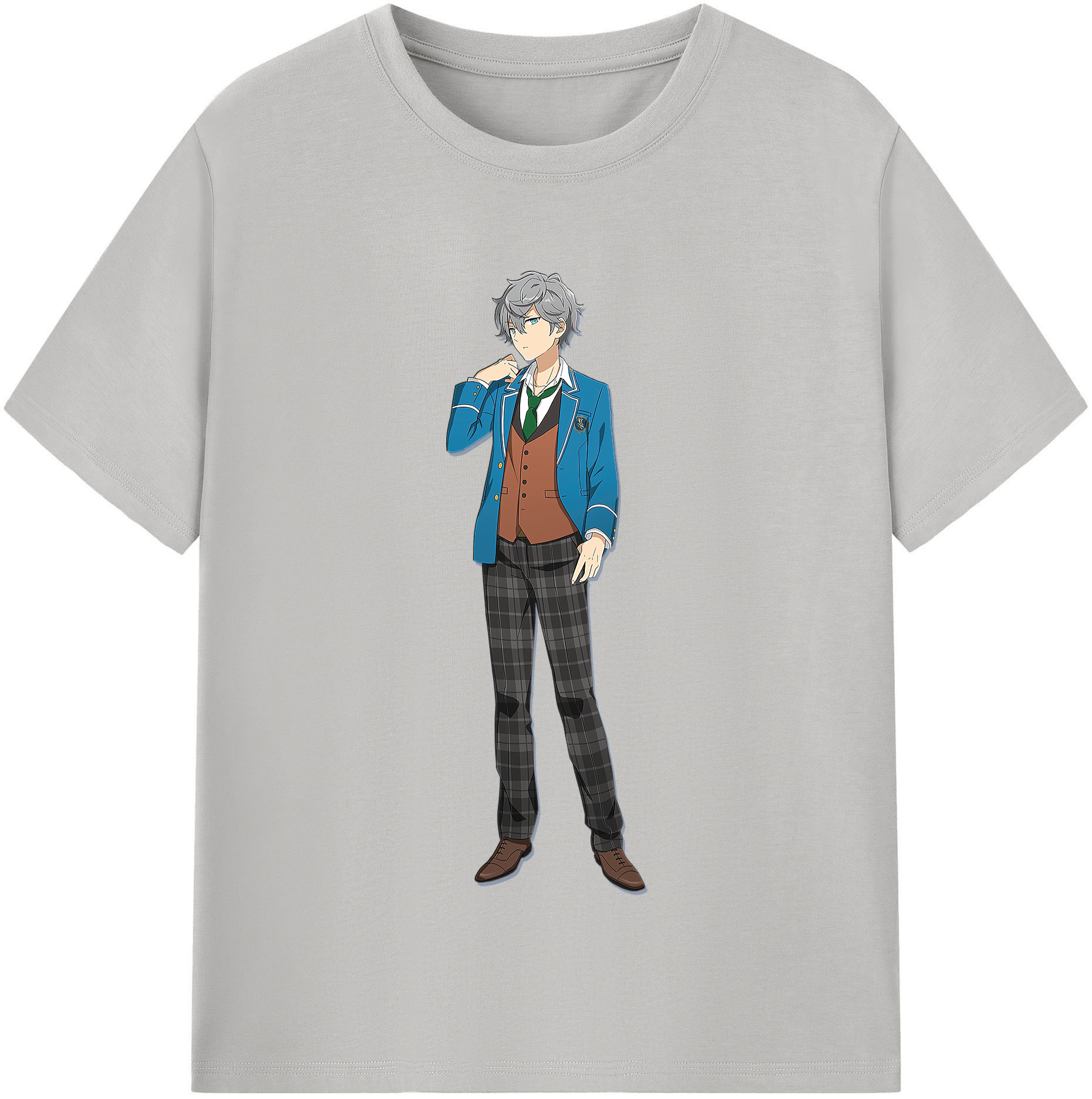 （画像用） あんさんぶるスターズ! Ensemble Stars レディースカジュアルプリントTシャツ（綿100％）