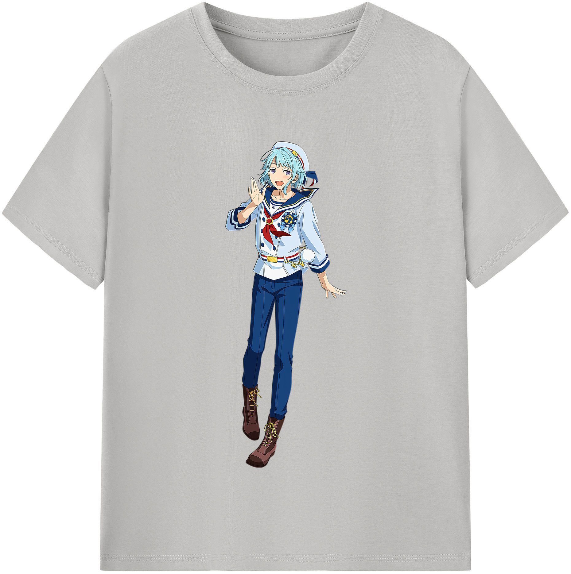 （画像用） あんさんぶるスターズ! Ensemble Stars レディースカジュアルプリントTシャツ（綿100％）