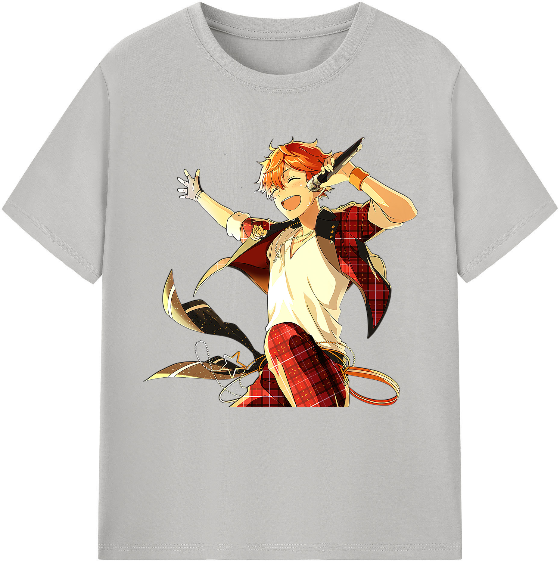 （画像用） あんさんぶるスターズ! Ensemble Stars レディースカジュアルプリントTシャツ（綿100％）
