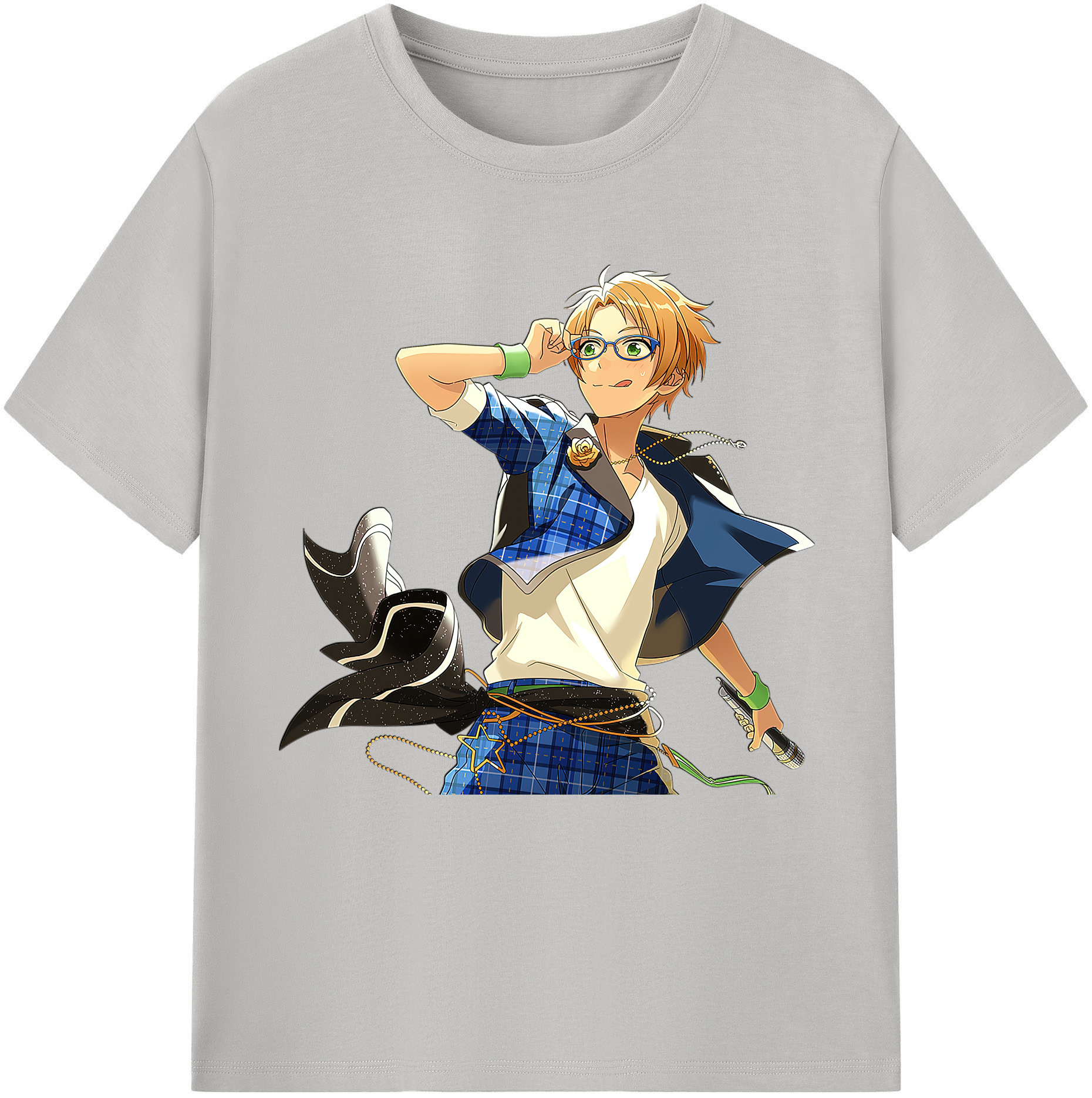 （画像用） あんさんぶるスターズ! Ensemble Stars レディースカジュアルプリントTシャツ（綿100％）