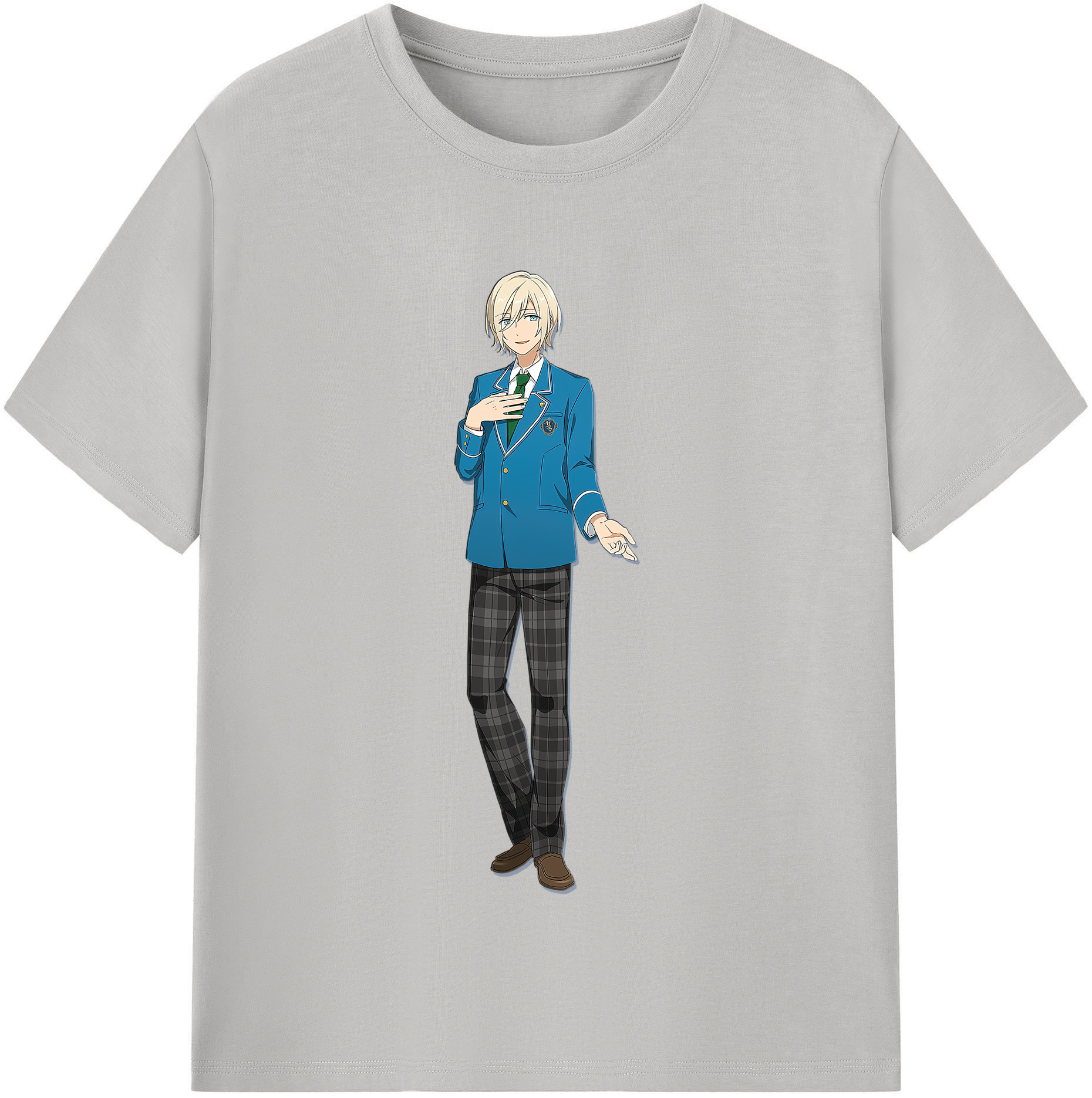 （画像用） あんさんぶるスターズ! Ensemble Stars レディースカジュアルプリントTシャツ（綿100％）